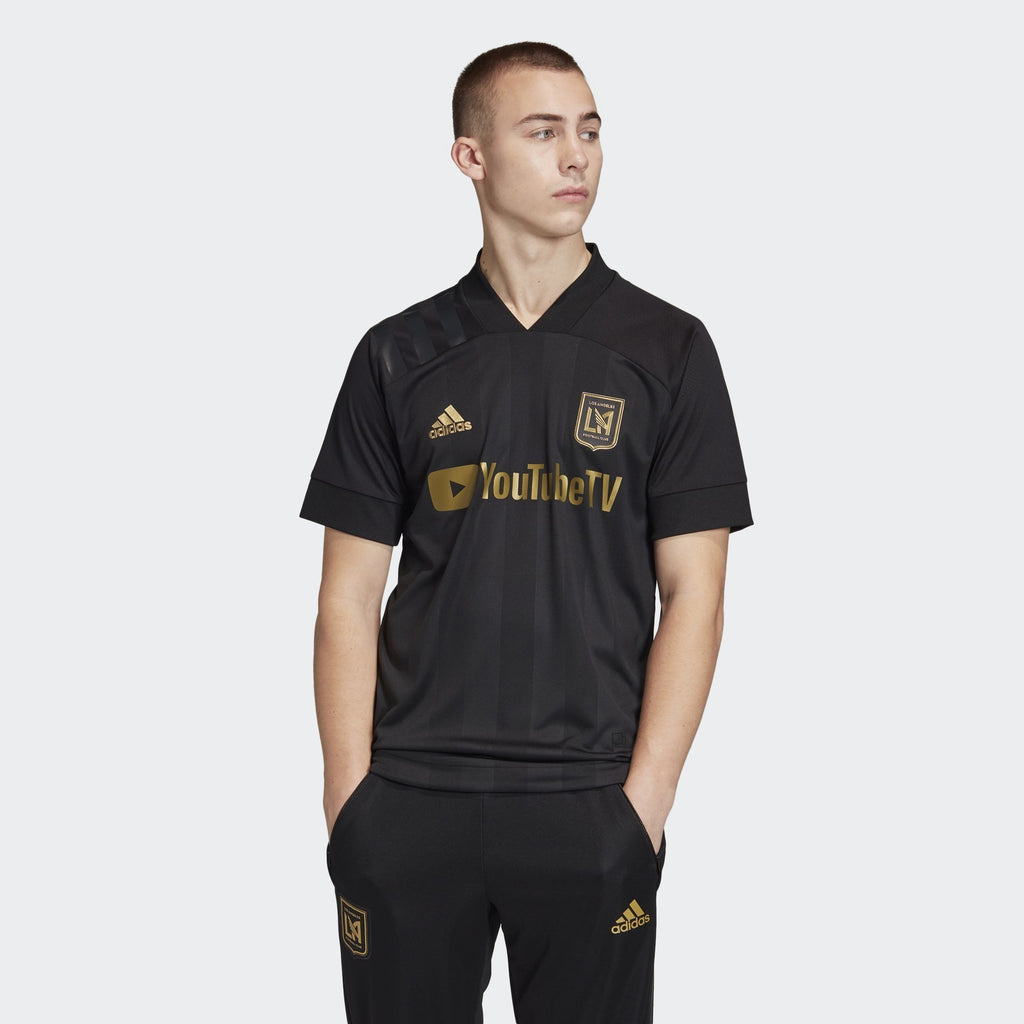 Men's LAFC Home Authentic Jersey 20/21 - FL9602-ADIDAS by Adidas | Available at Niky's Sports