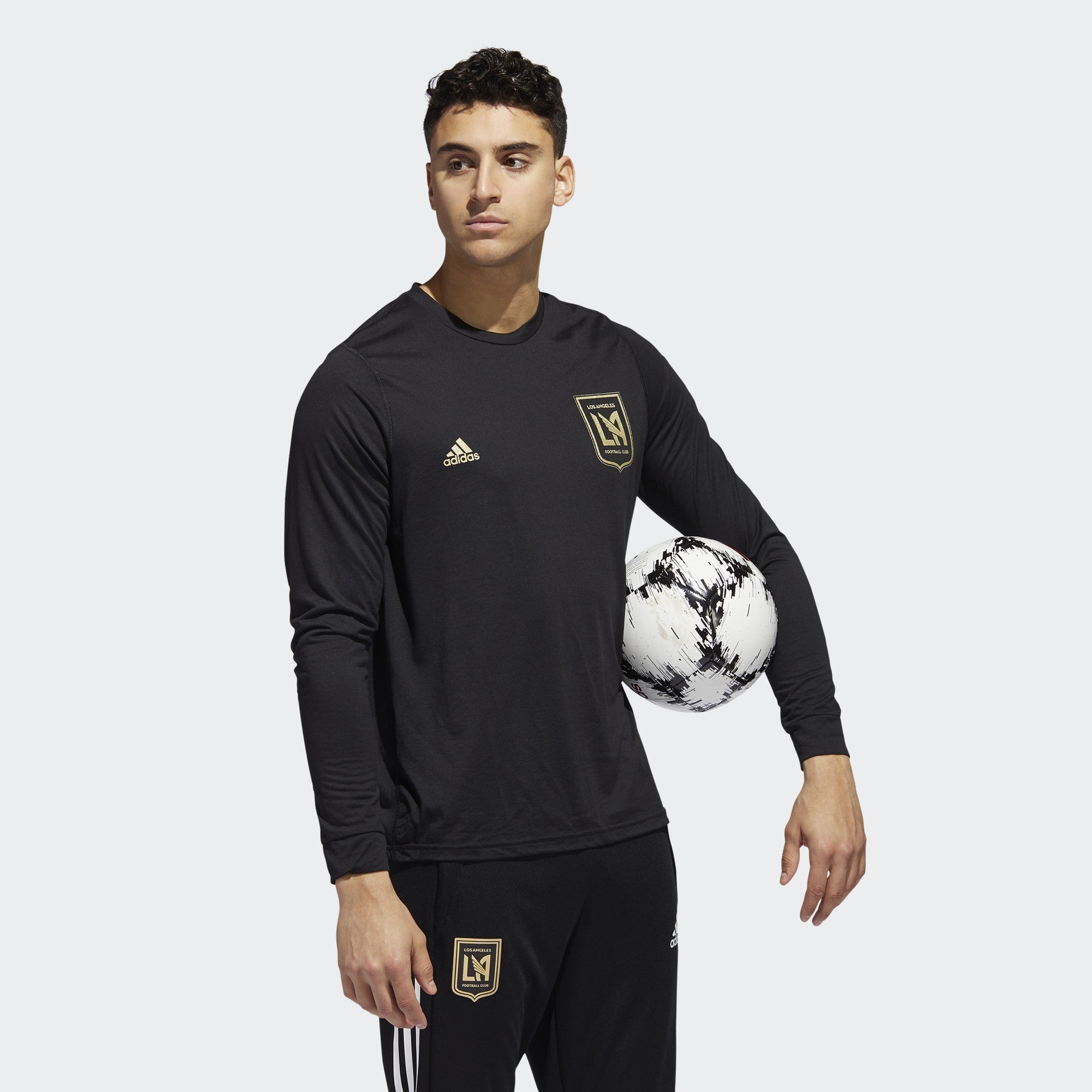LAFC Long Sleeve Creator Tee - FM8917-ADIDAS by Adidas | Available at Niky's Sports