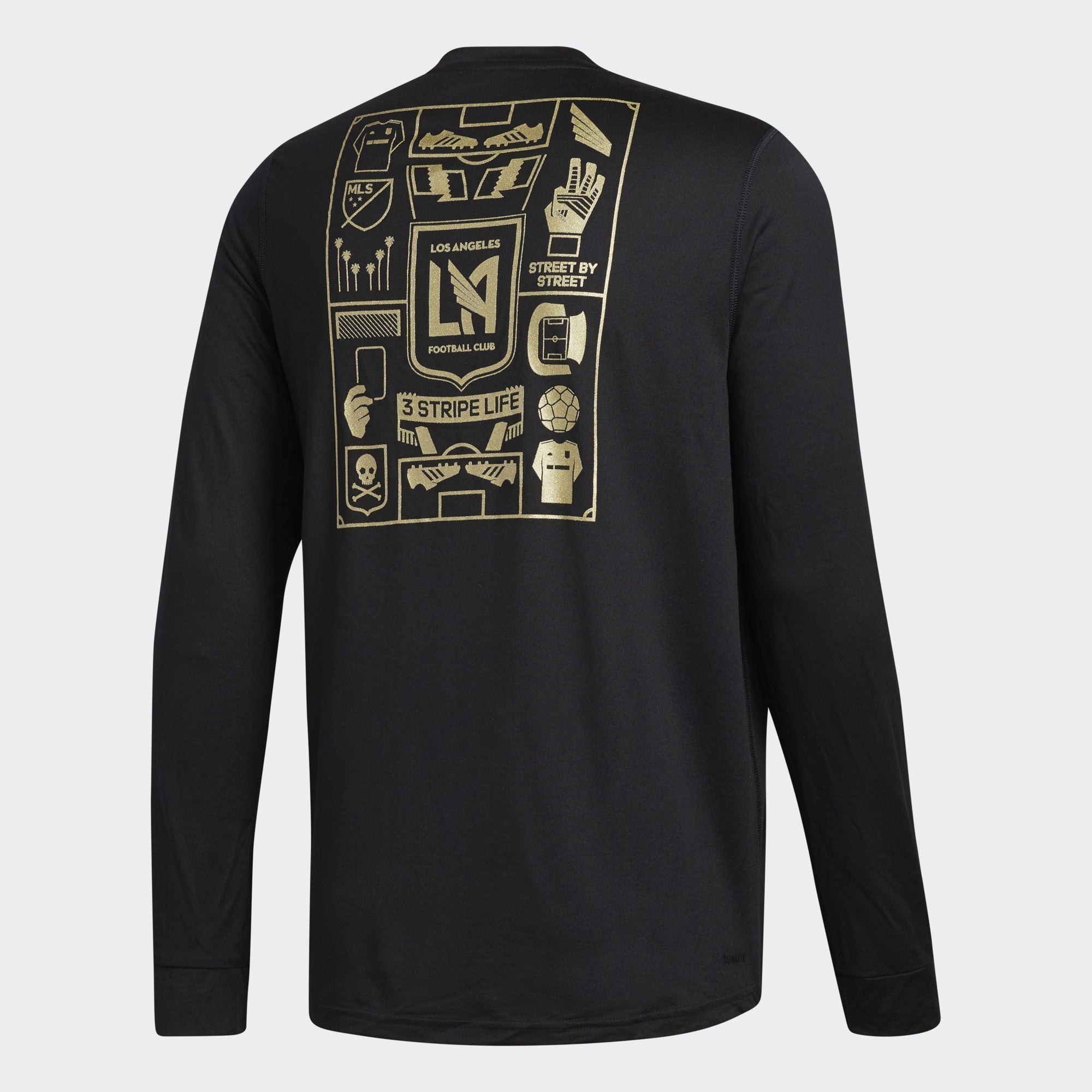 LAFC Long Sleeve Creator Tee - FM8917-ADIDAS by Adidas | Available at Niky's Sports
