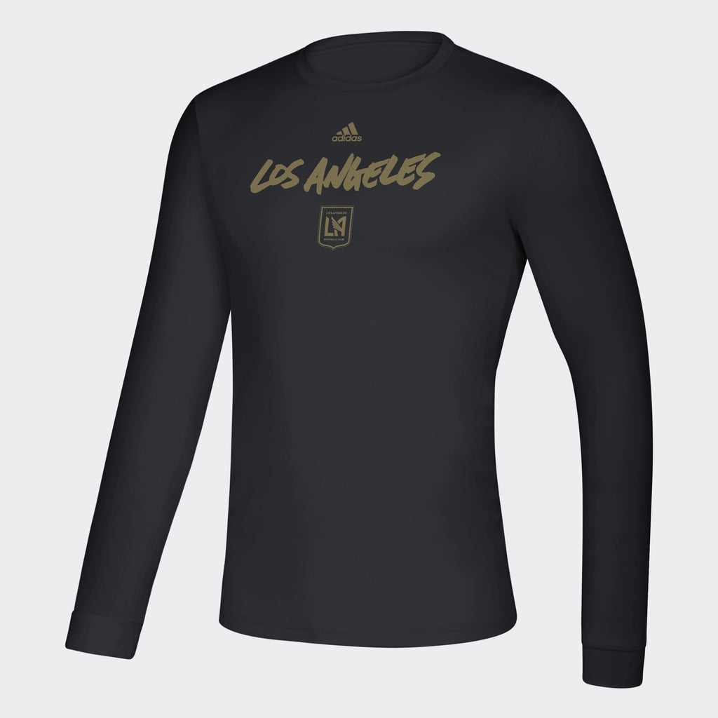 Men's LAFC Long Sleeve Creator Tee - FM9006-ADIDAS by Adidas | Available at Niky's Sports