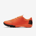 Kid's VaporX 12 Academy TF Soccer Shoes - Orange/Volt/White - AH7353-810-NIKE by Nike | Available at Niky's Sports