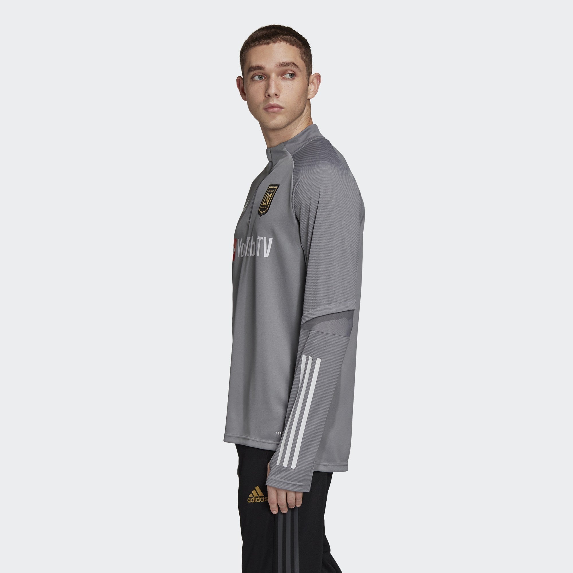LAFC Long Sleeve Training Top - FS7071-ADIDAS by Adidas | Available at Niky's Sports