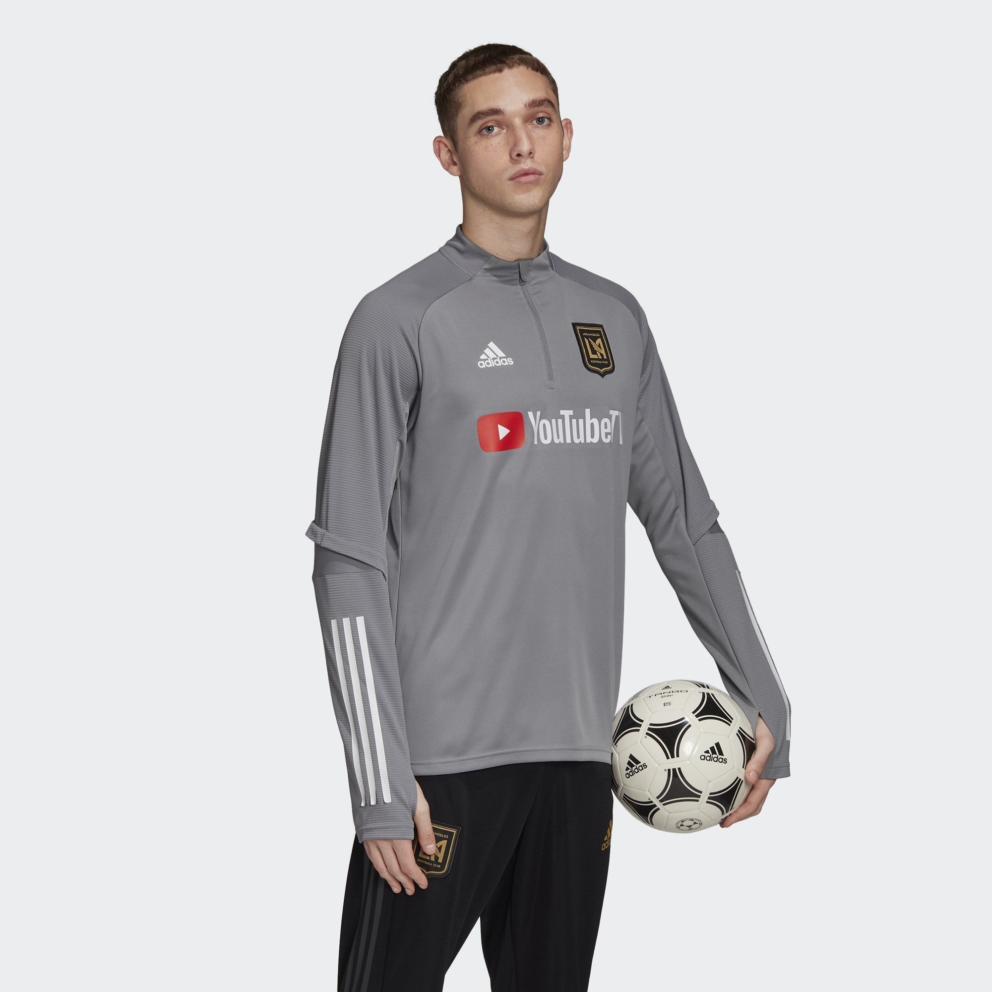 LAFC Long Sleeve Training Top - FS7071-ADIDAS by Adidas | Available at Niky's Sports