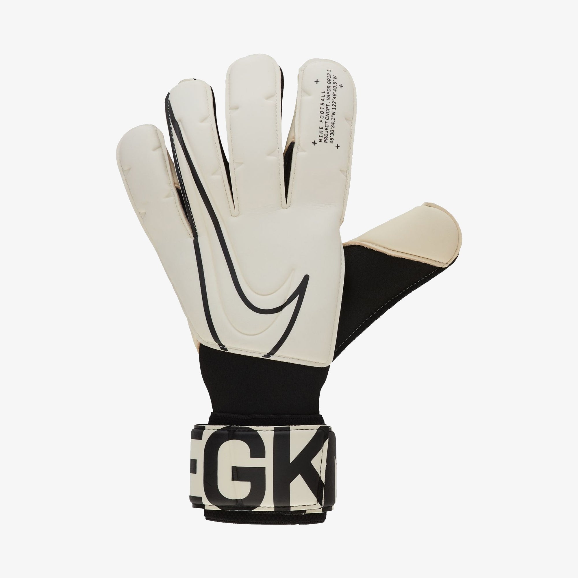 Goalkeeper Vapor Grip3 Soccer Gloves - White/Black