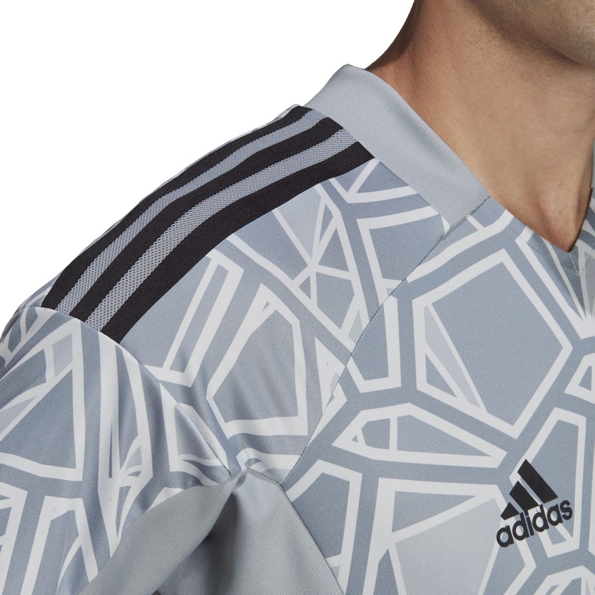 adidas CONDIVO 22 GK JERSEY SS Grey - HB1622-ADIDAS by adidas | Available at Niky's Sports