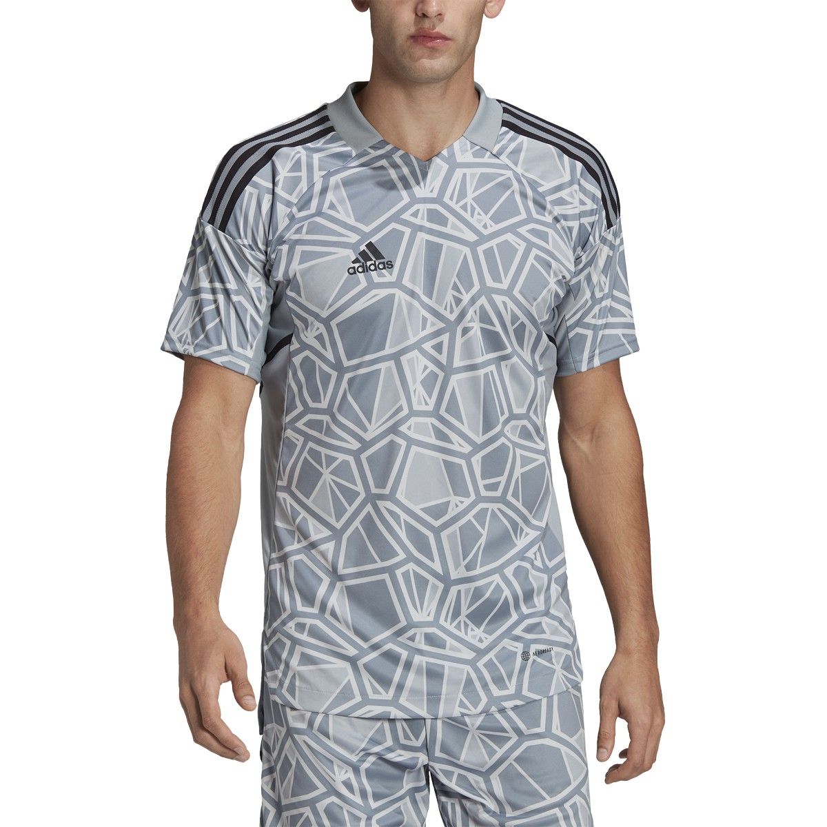 adidas CONDIVO 22 GK JERSEY SS Grey - HB1622-ADIDAS by adidas | Available at Niky's Sports