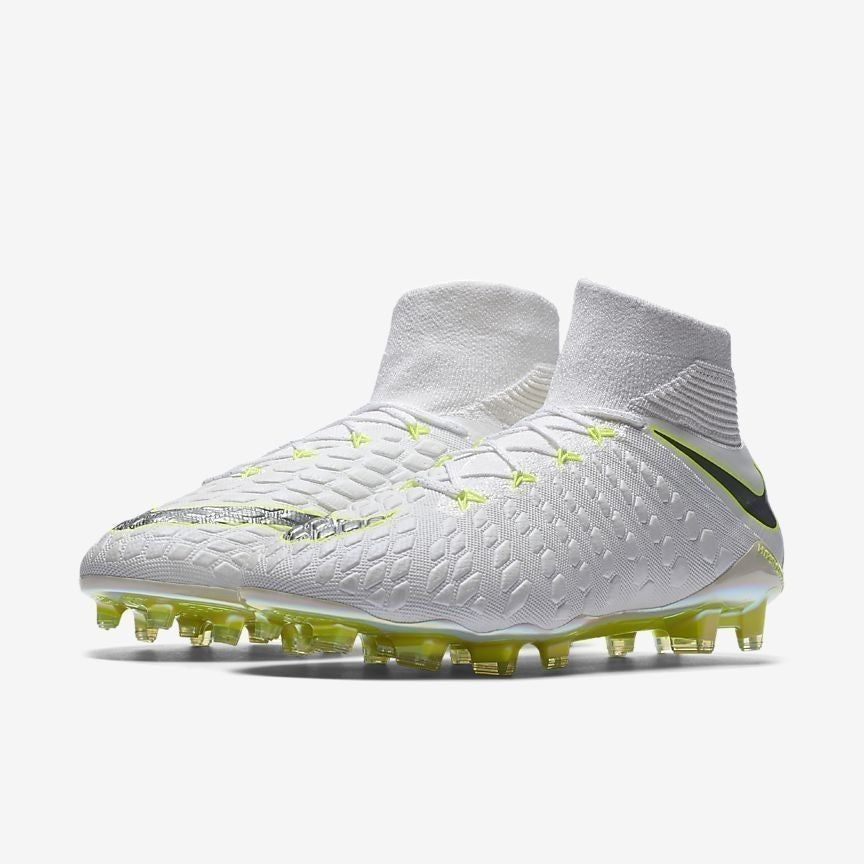 III Elite Soccer Cleats - White/Volt/Grey