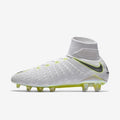 Hypervenom III Elite DF/FG Soccer Cleats - White/Volt/Grey - AJ3803-107-NIKE by Nike | Available at Niky's Sports