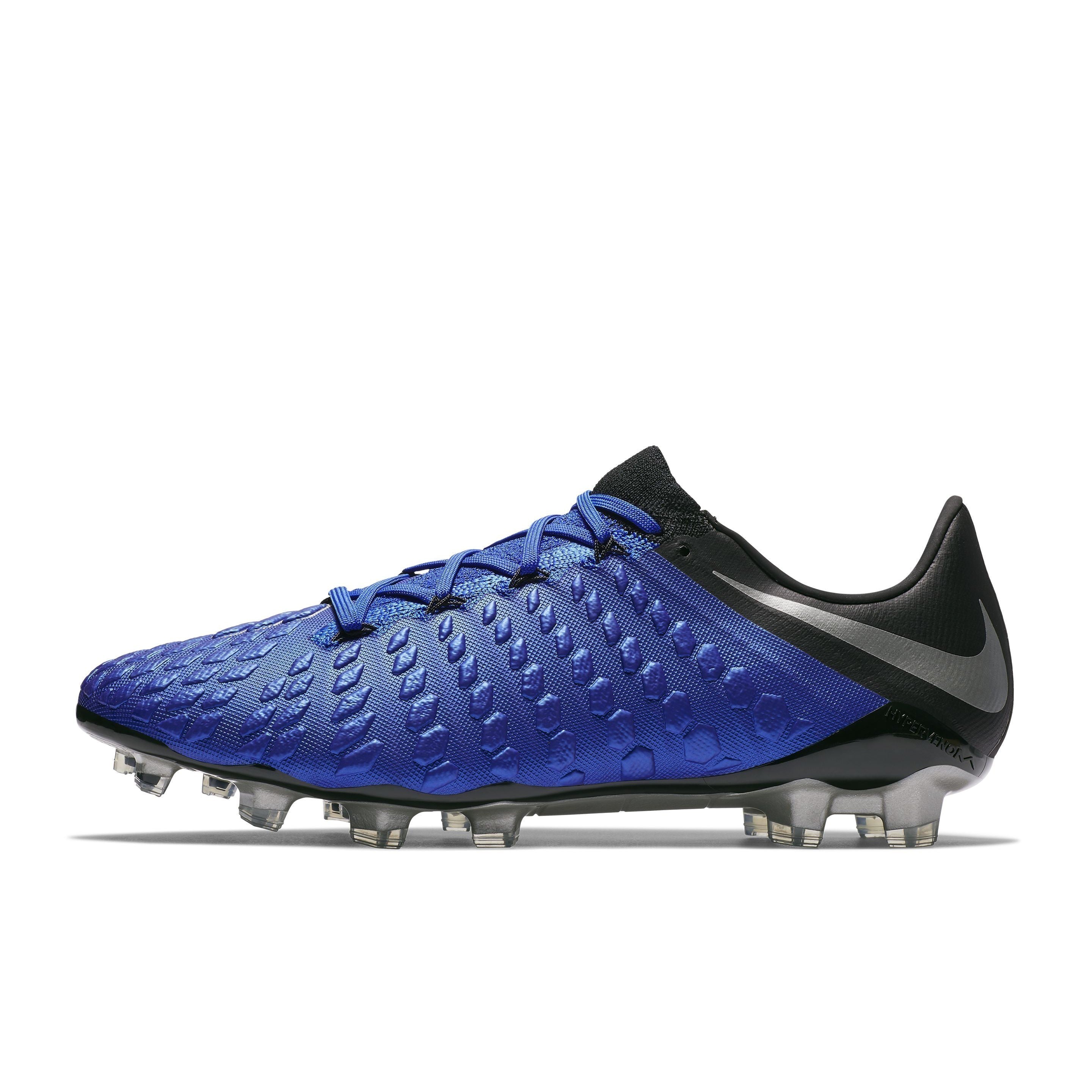 Men's Hypervenom 3 Elite FG Soccer Cleats - Blue/Black/Volt/Silver - AJ3805-400-NIKE by Nike | Available at Niky's Sports