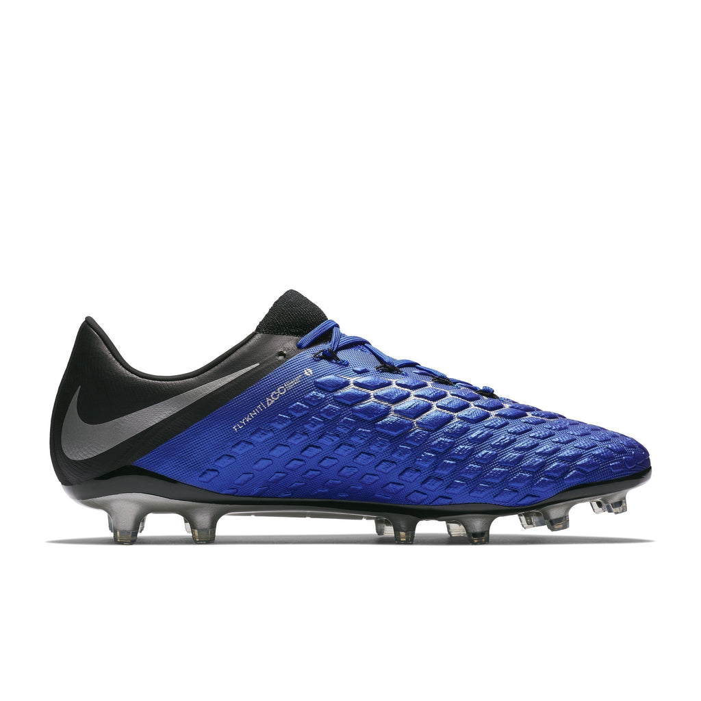 Men's Hypervenom 3 Elite FG Soccer Cleats - Blue/Black/Volt/Silver - AJ3805-400-NIKE by Nike | Available at Niky's Sports