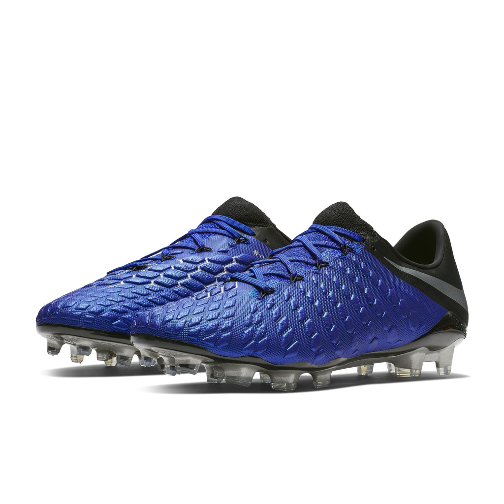 Men's Hypervenom 3 Elite FG Soccer Cleats - Blue/Black/Volt/Silver - AJ3805-400-NIKE by Nike | Available at Niky's Sports