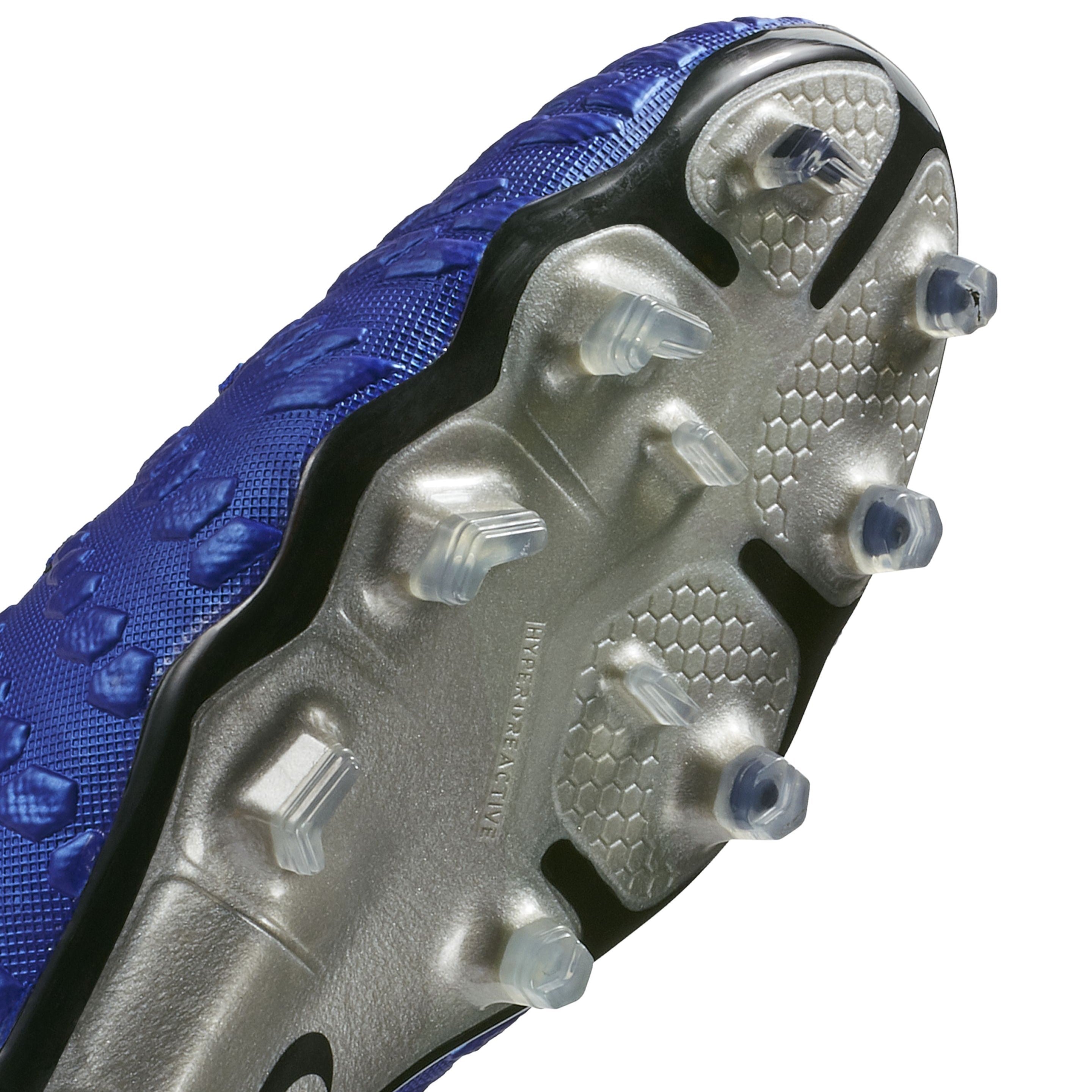 Men's Hypervenom 3 Elite FG Soccer Cleats - Blue/Black/Volt/Silver - AJ3805-400-NIKE by Nike | Available at Niky's Sports