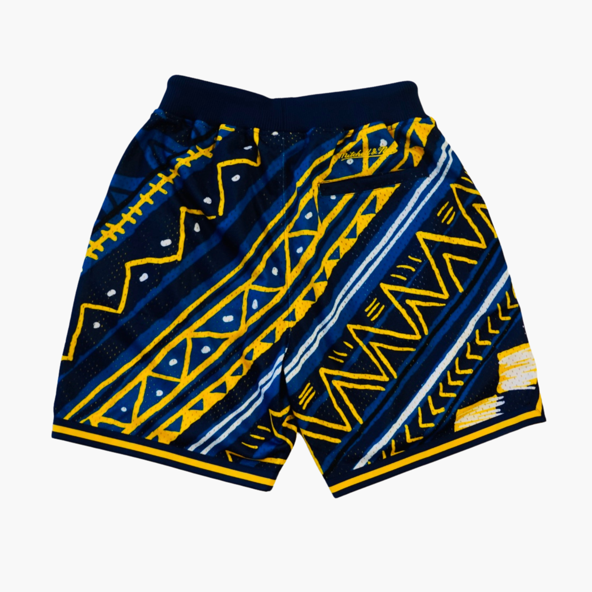 Mitchel & Ness LA Galaxy Pattern Short Men’s - PSHR5599-LAGYYPPPBLY-MITCHELL & NESS by Mitchell & Ness | Available at Niky's Sports