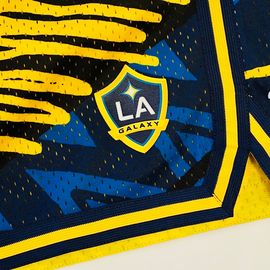 Mitchel & Ness LA Galaxy Pattern Short Men’s - PSHR5599-LAGYYPPPBLY-MITCHELL & NESS by Mitchell & Ness | Available at Niky's Sports