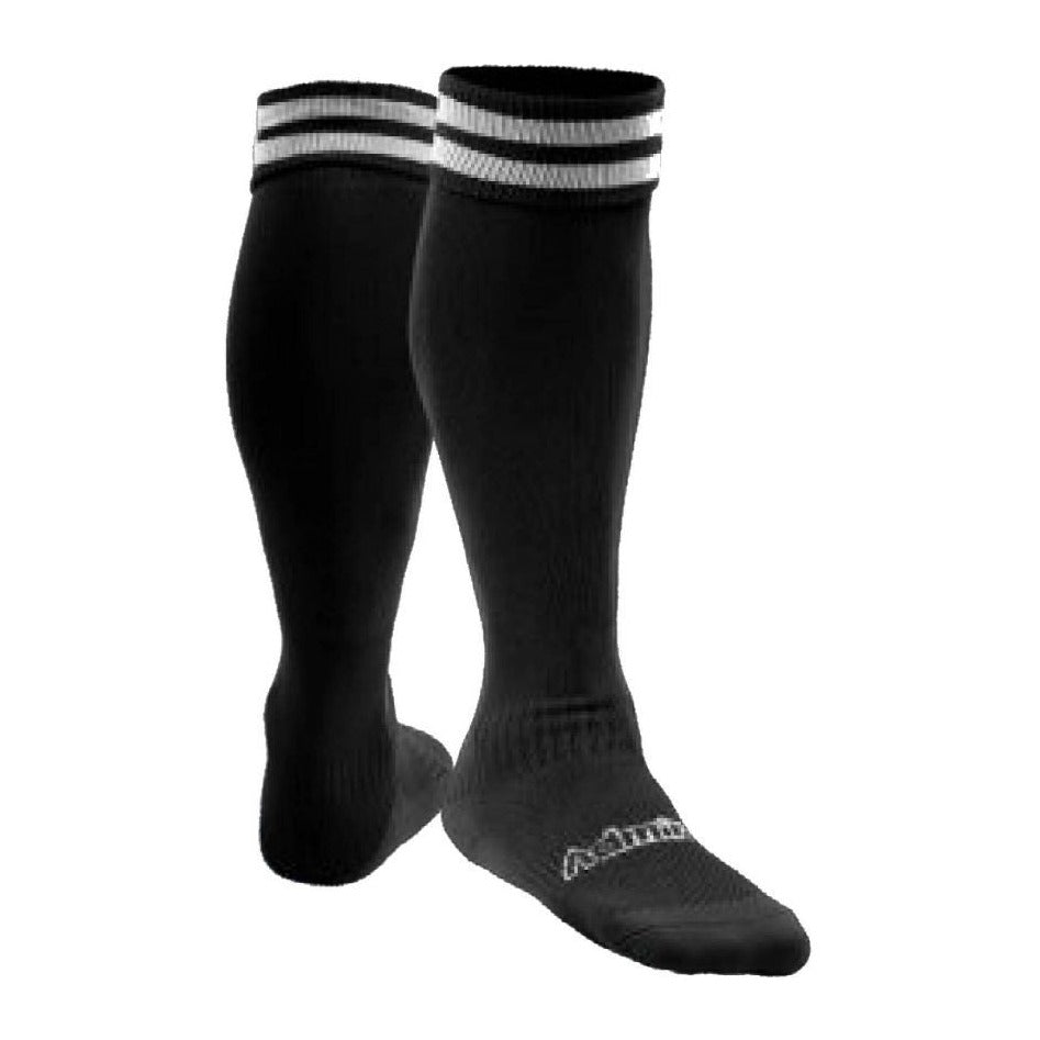 Premier Soccer Socks - Black/white - 3008-BLK-ADMIRAL by Admiral | Available at Niky's Sports