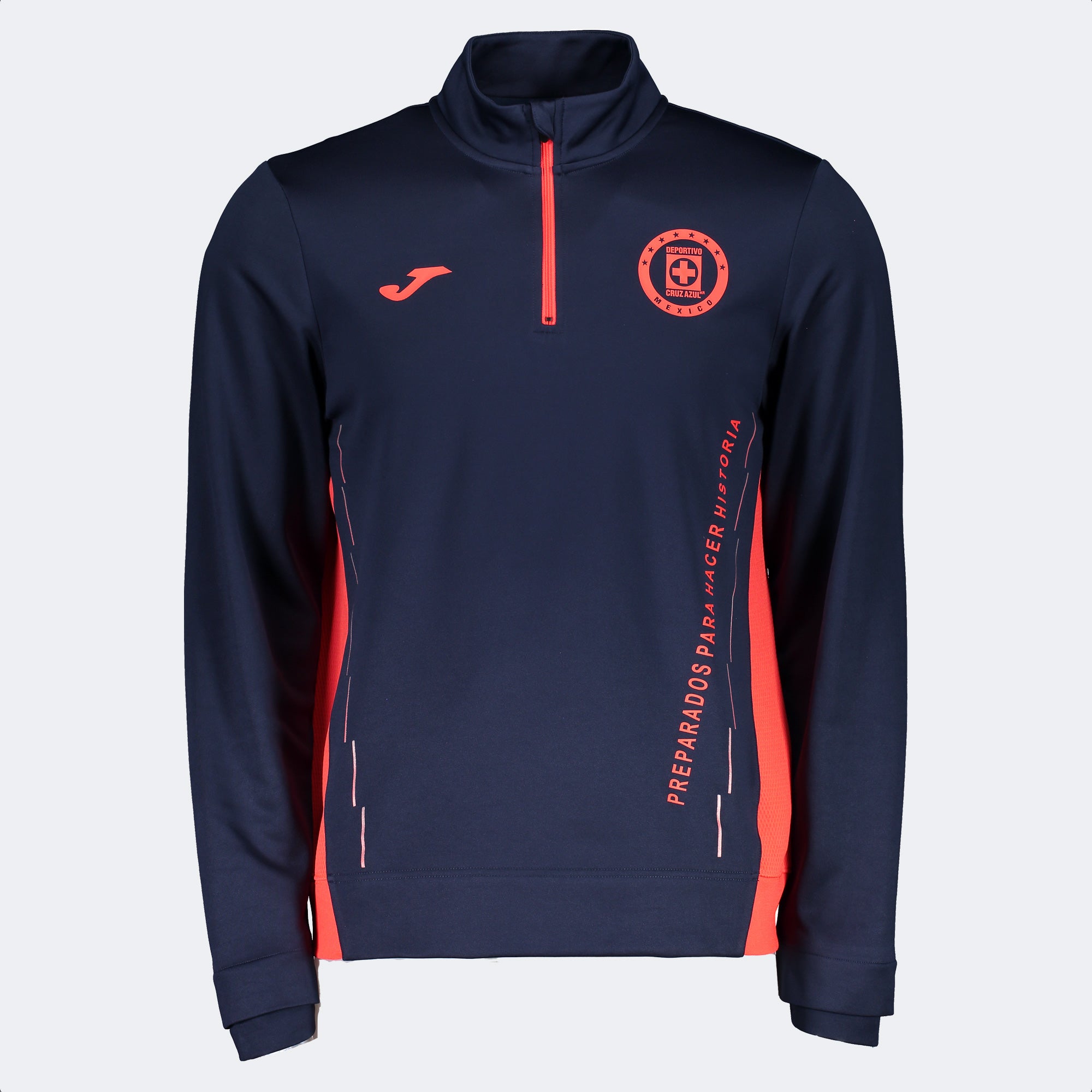 Men's Cruz Azul Crew Top 2021-22 Navy/Orange