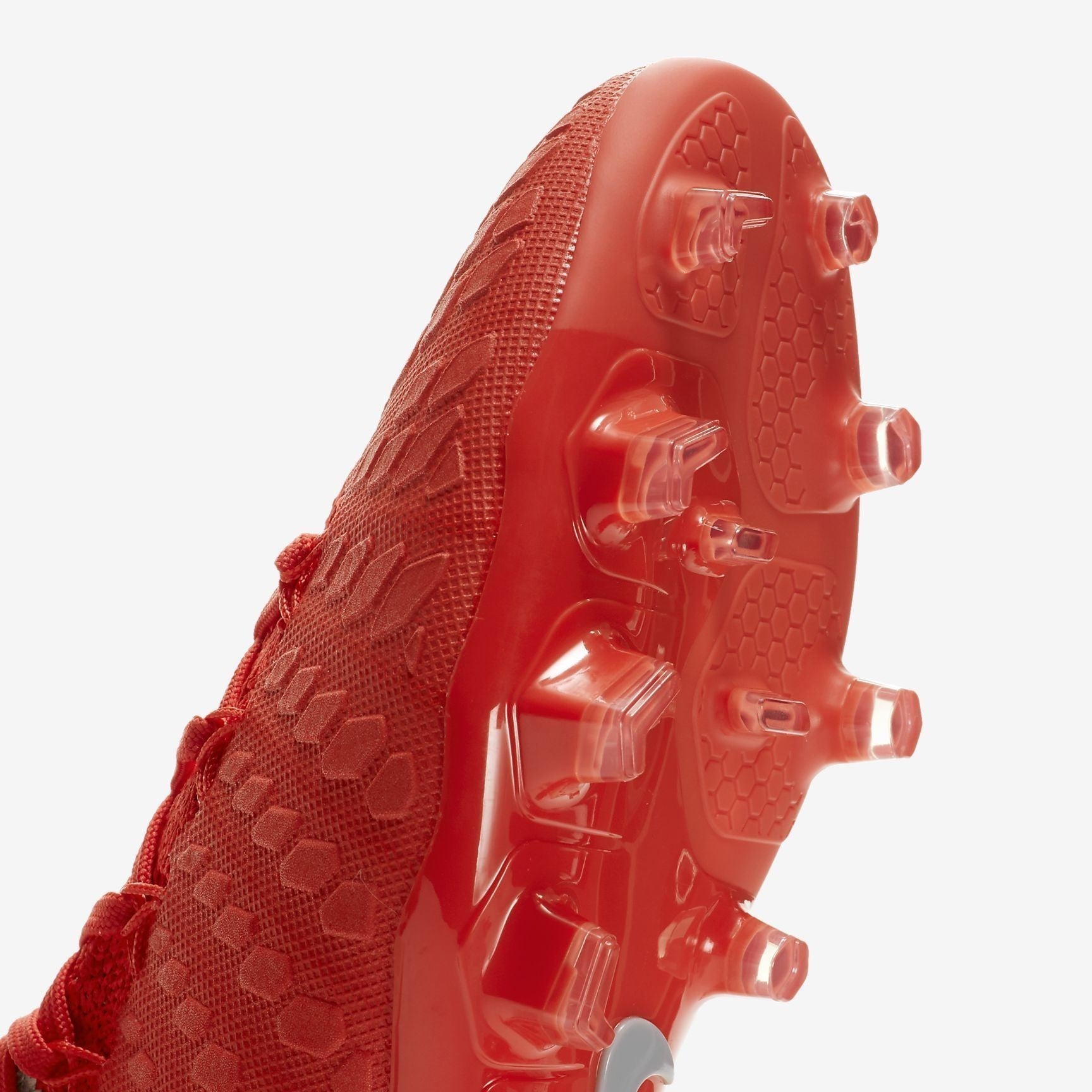 Kid's Hypervenom 3 Elite DF FG Soccer Cleats - Crimson/Grey/Silver