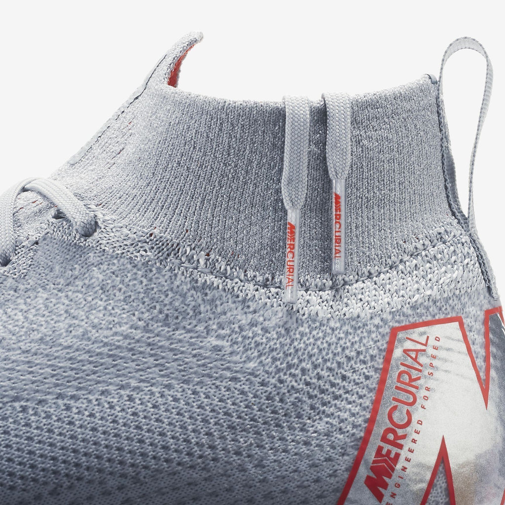 Kid's Superfly 360 Elite FG Soccer Cleats - Grey/Platinum/Silver - AH7340-060-NIKE by Nike | Available at Niky's Sports