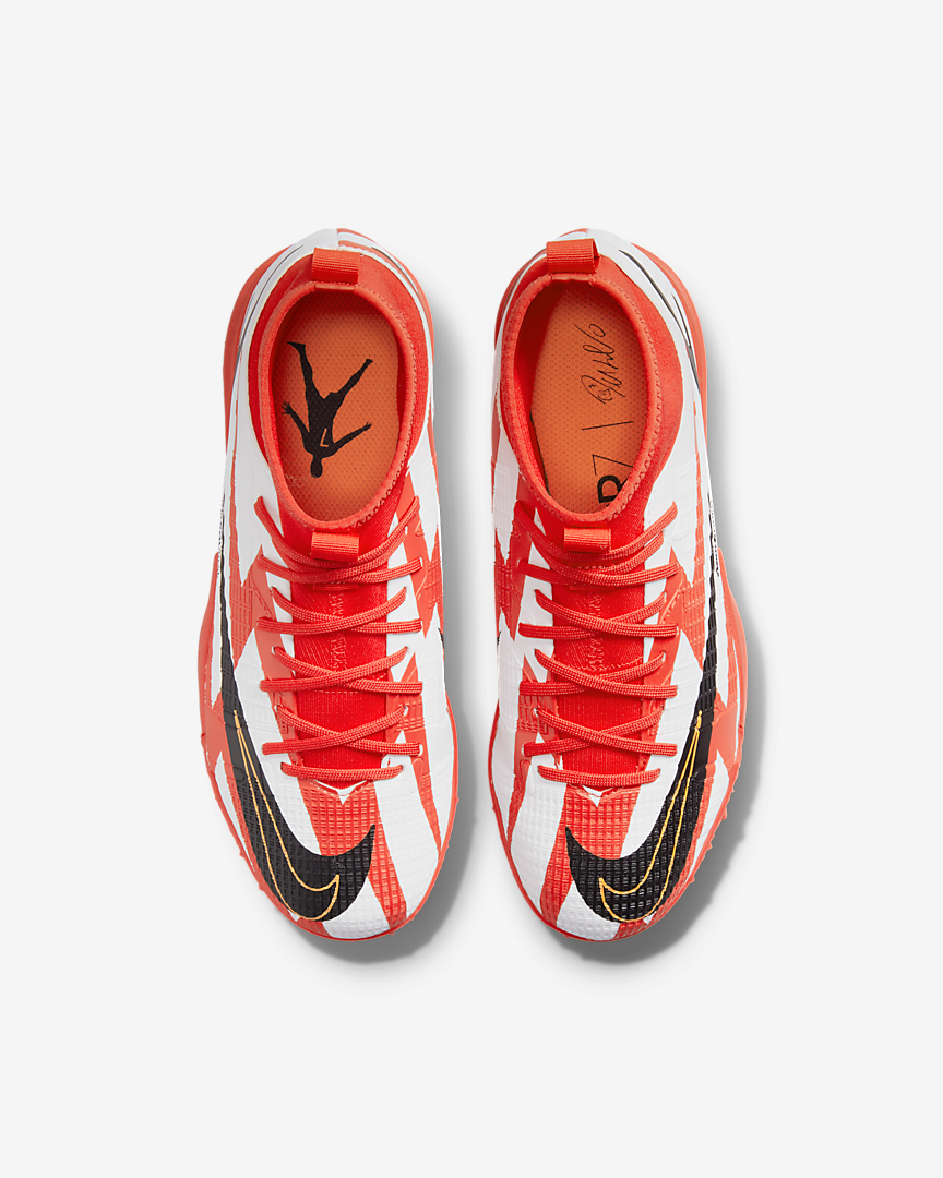 Nike Jr. Mercurial Superfly 8 Academy CR7 Turf Soccer Shoes
