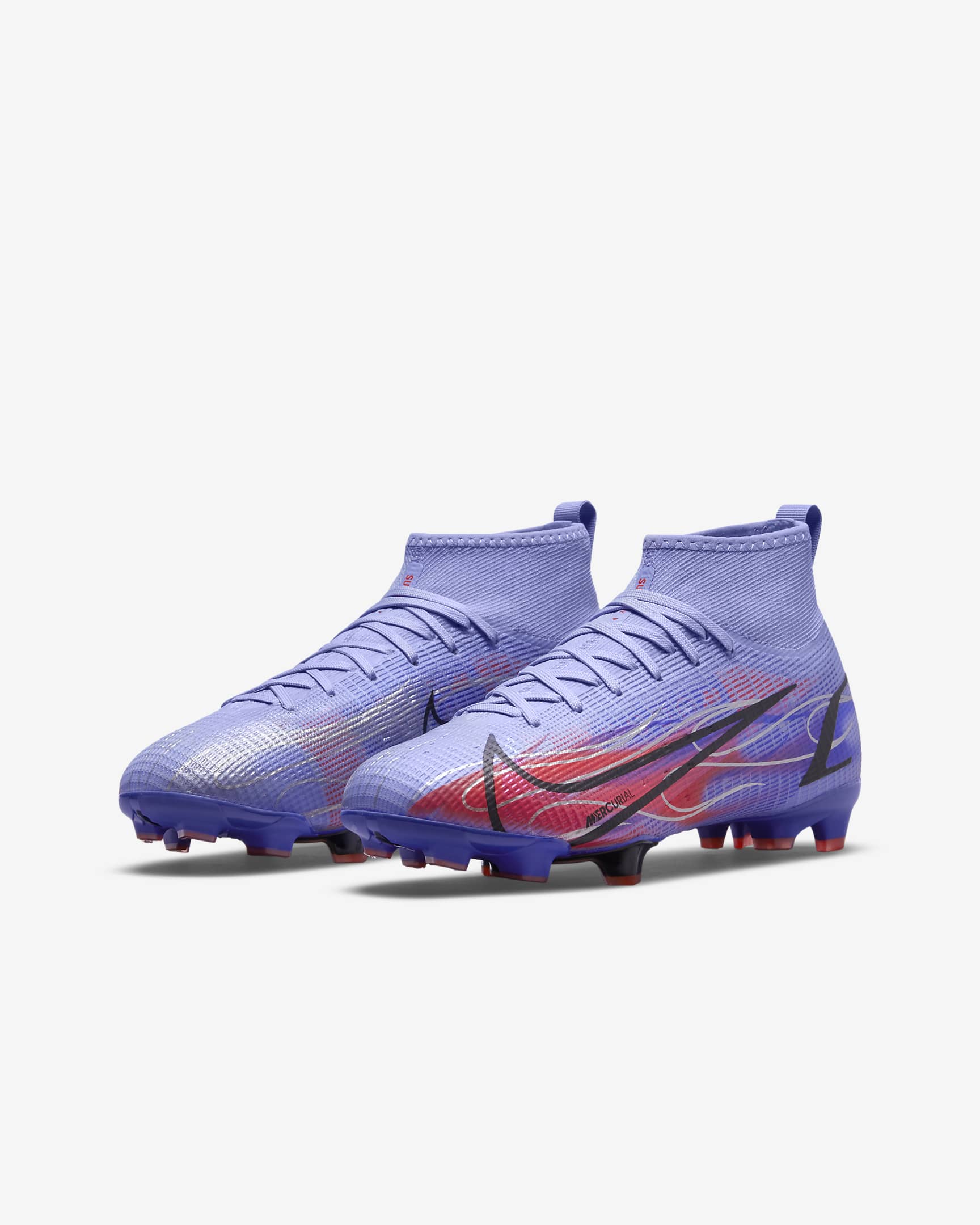Nike Youth Mercurial Superfly 8 Pro Kylian MBappe Firm Ground Soccer Shoes - DJ3992-506-NIKE by Nike | Available at Niky's Sports