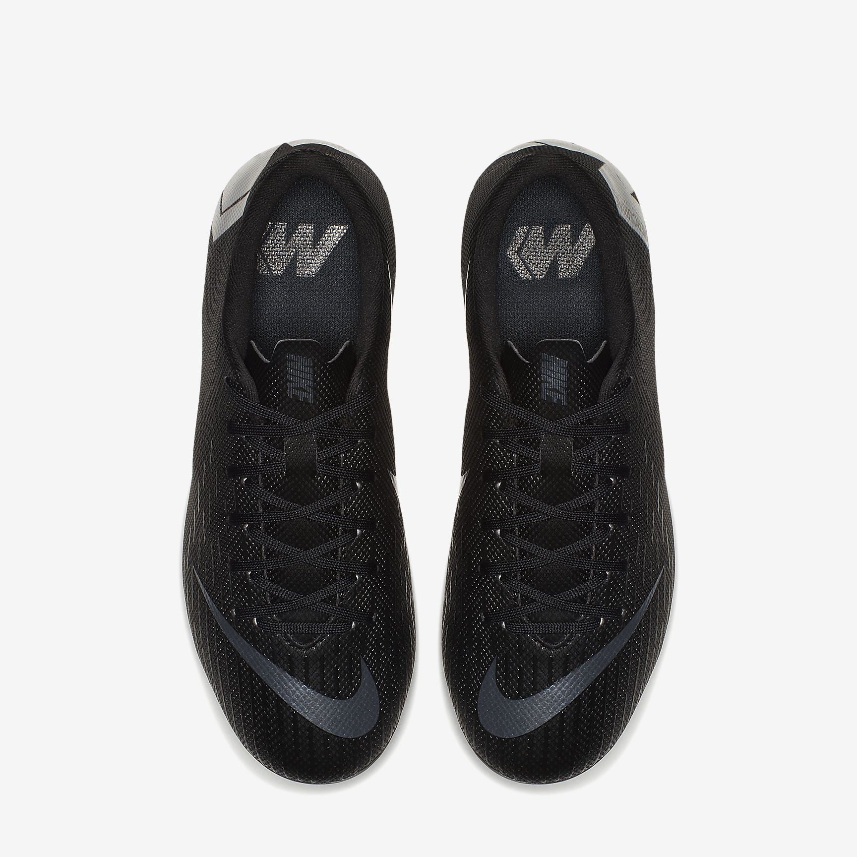 Kid's Mercurial Vapor 12 Academy MG Soccer Cleats - Black/Light Crimson - AH7347-001-NIKE by Nike | Available at Niky's Sports