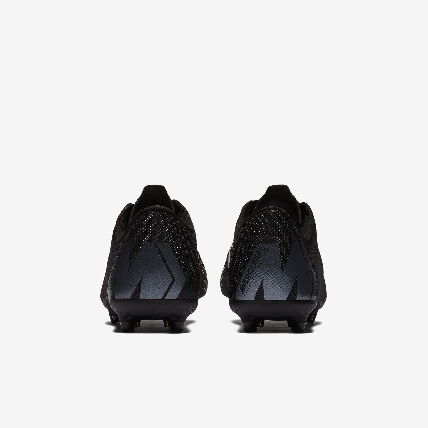 Kid's Mercurial Vapor 12 Academy MG Soccer Cleats - Black/Light Crimson - AH7347-001-NIKE by Nike | Available at Niky's Sports