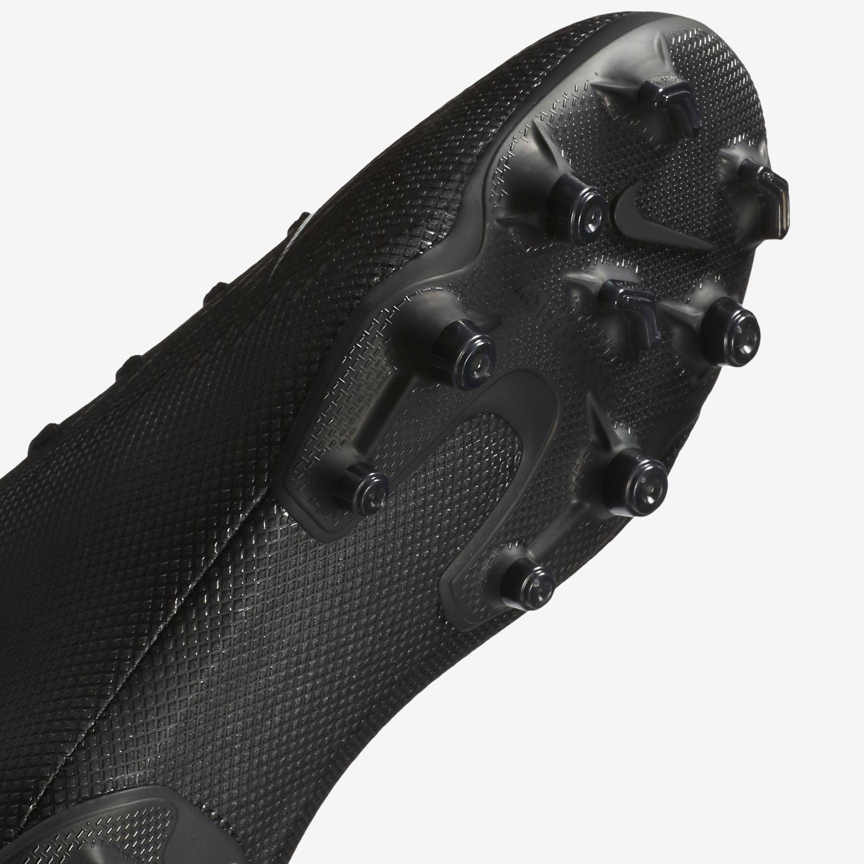 Kid's Mercurial Vapor 12 Academy MG Soccer Cleats - Black/Light Crimson - AH7347-001-NIKE by Nike | Available at Niky's Sports