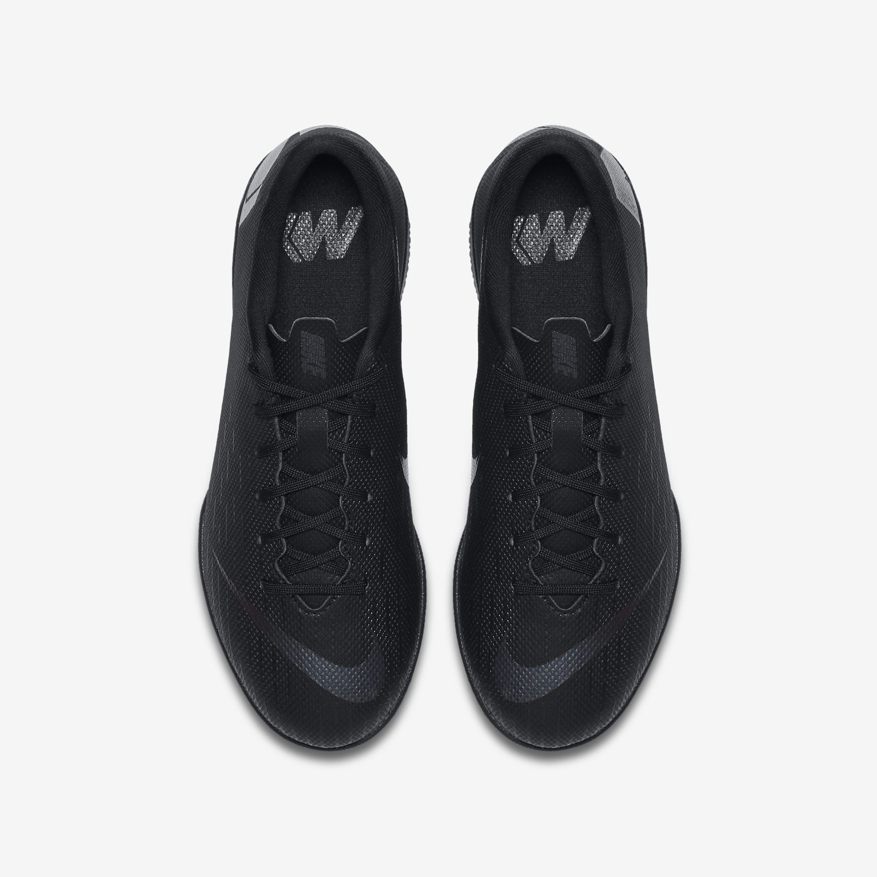 Kid's Vapor 12 Academy Indoor Soccer Shoes - Black/Light Crimson - AJ3101-001-NIKE by Nike | Available at Niky's Sports