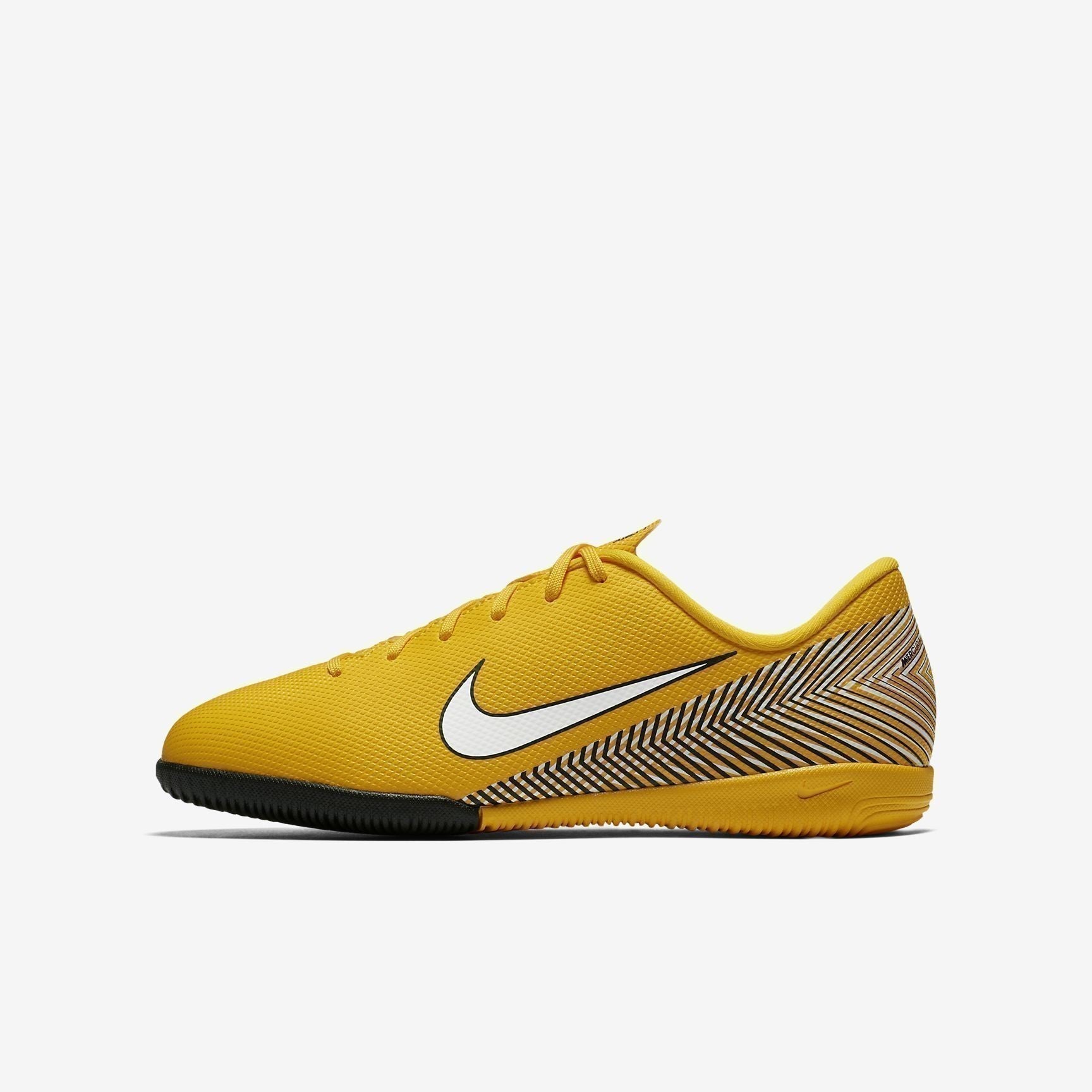 Kid's Neymar Vapor 12 Academy IC Soccer Shoes - Amarillo/Yellow/Black/White - AO9474-710-NIKE by Nike | Available at Niky's Sports