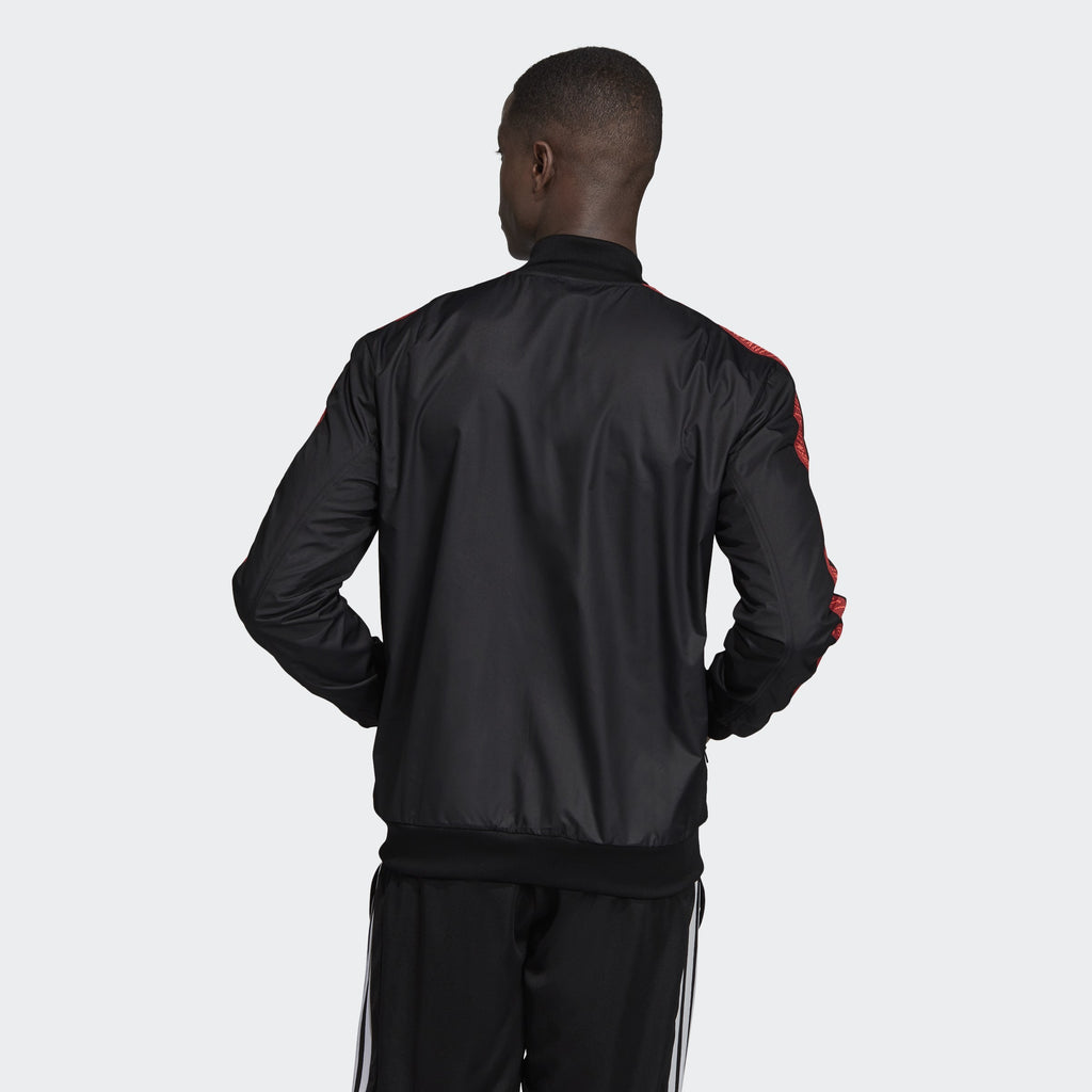 Men's Juventus Anthem Jacket - Black/Turbo