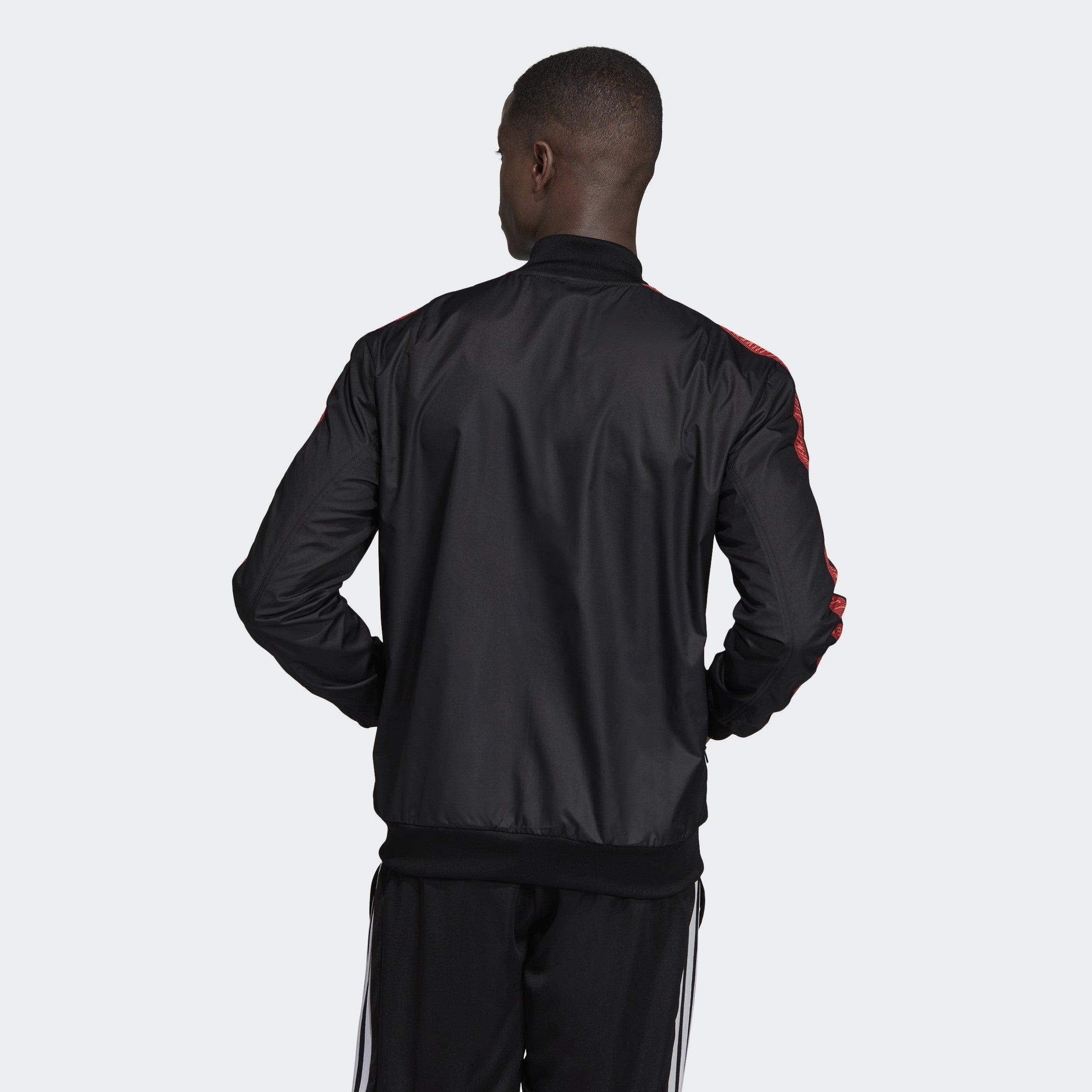 Men's Juventus Anthem Jacket - Black/Turbo