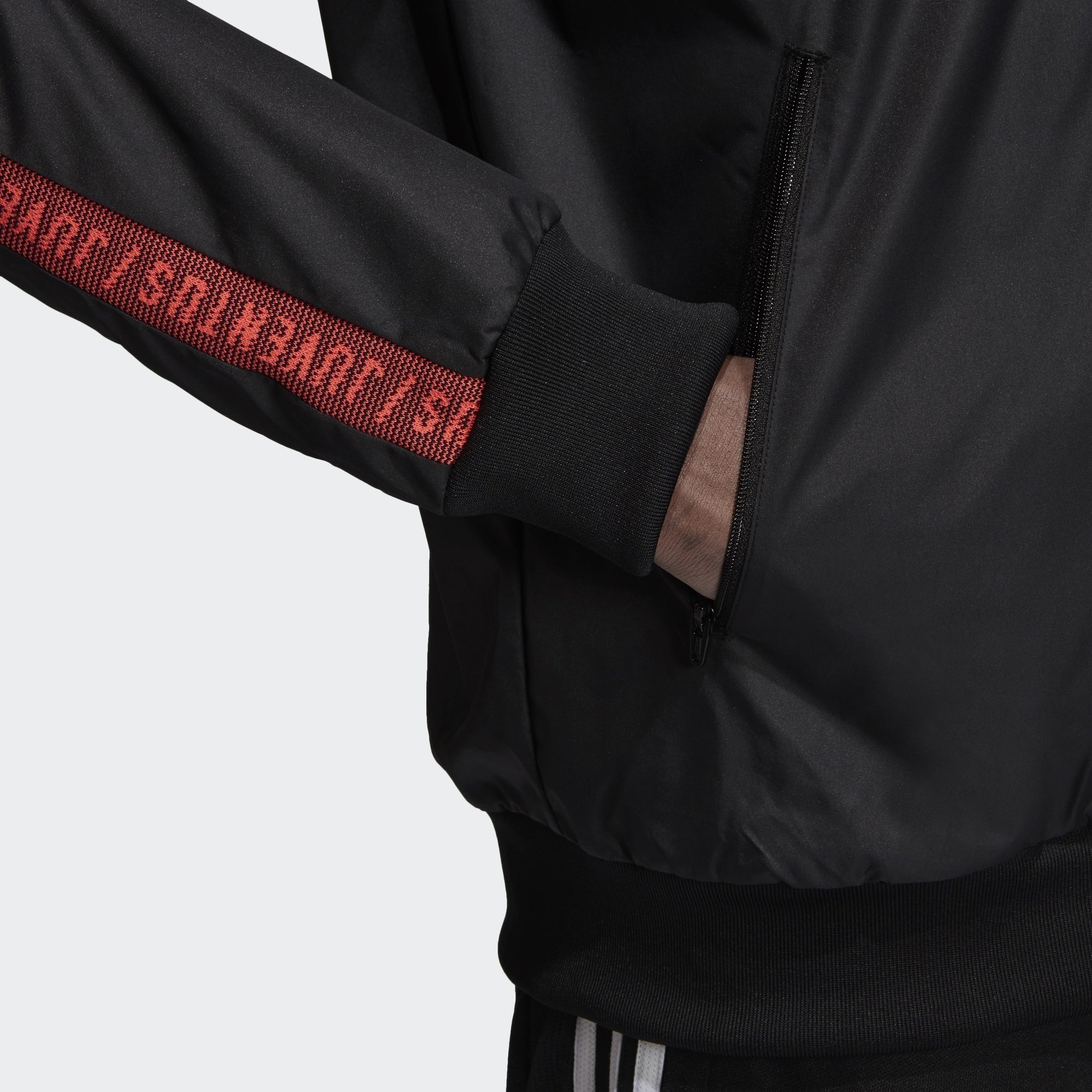Men's Juventus Anthem Jacket - Black/Turbo