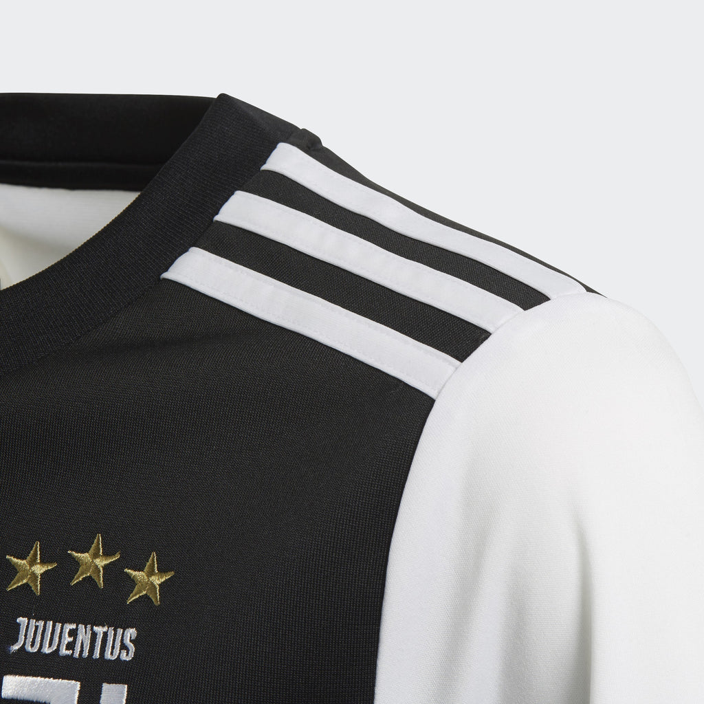 Kid's Juventus 19/20 Home Jersey - Black/White - DW5453-ADIDAS by Adidas | Available at Niky's Sports