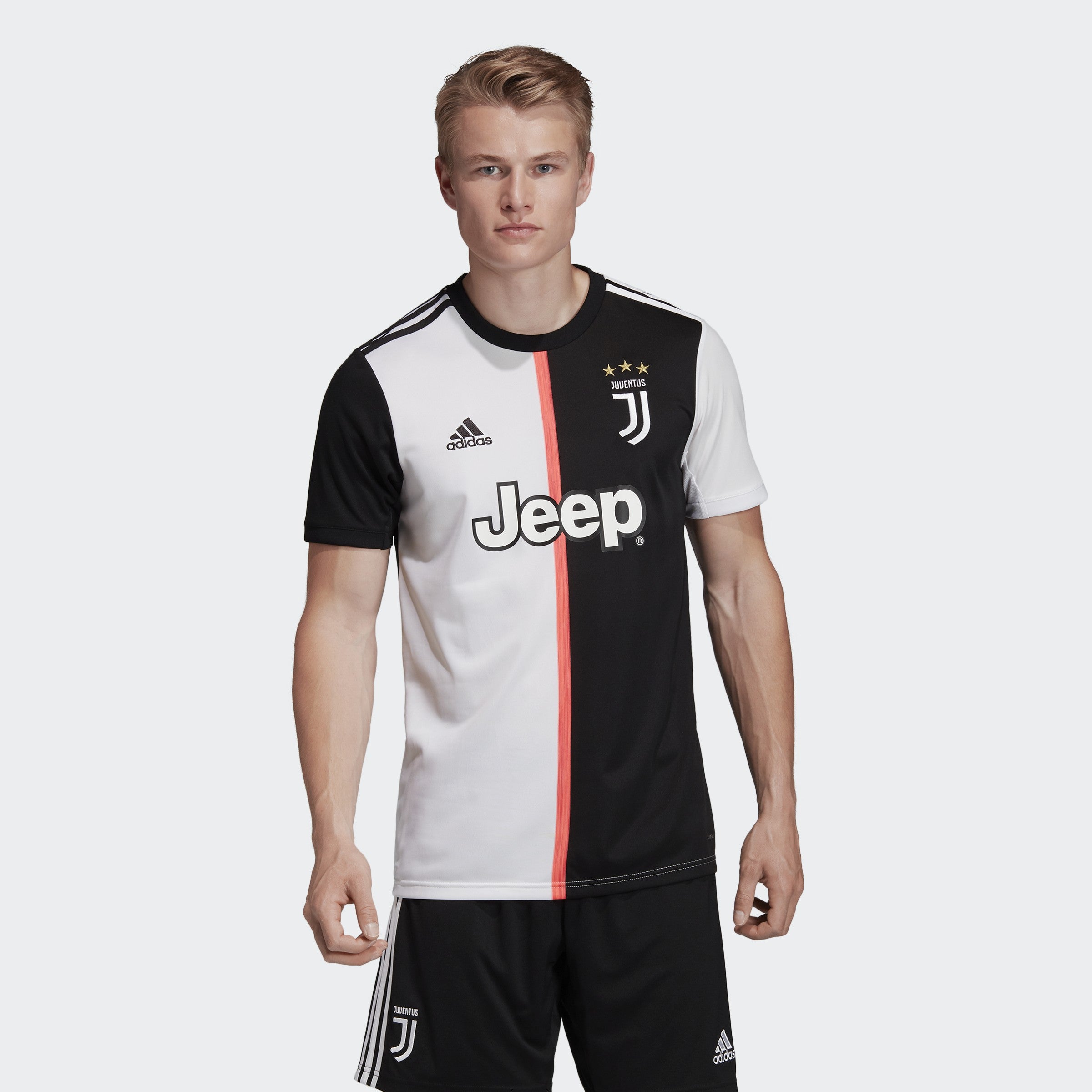Men's Juventus Home Jersey - Black/White