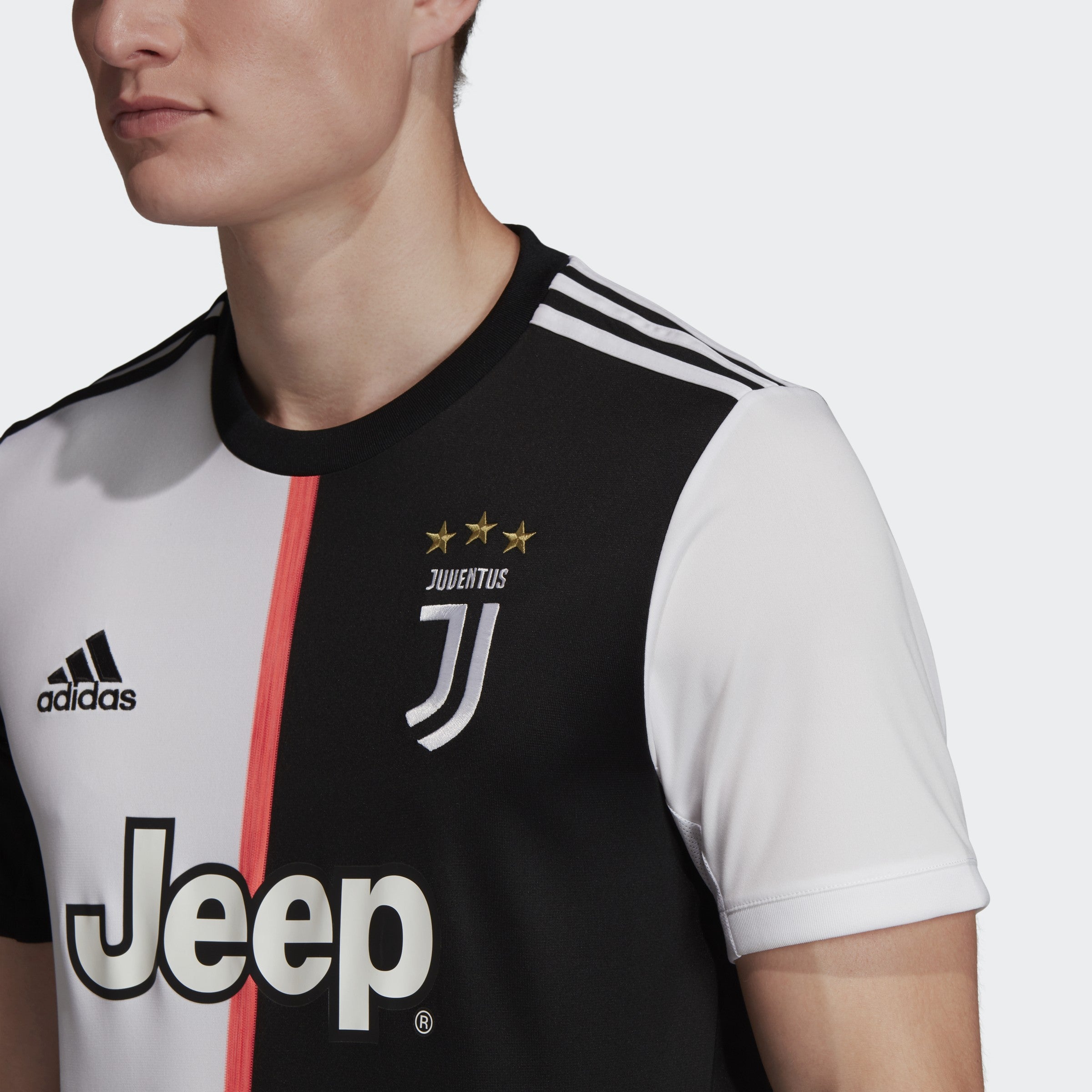 Men s Juventus Home Jersey Black White