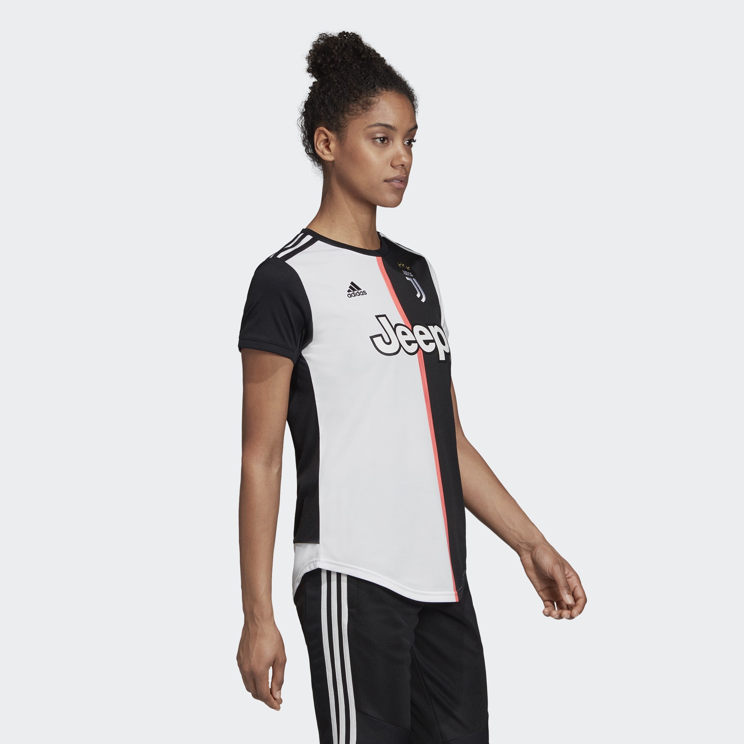 Women's Juventus Home Jersey - Black/White