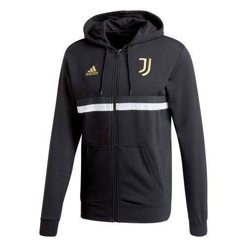 Juventus Full Zip Hoodie - FR4234-ADIDAS by Adidas | Available at Niky&#39;s Sports