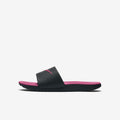 Kid's Kawa Slides - Black/Pink - 819353-001-NIKE by Nike | Available at Niky's Sports