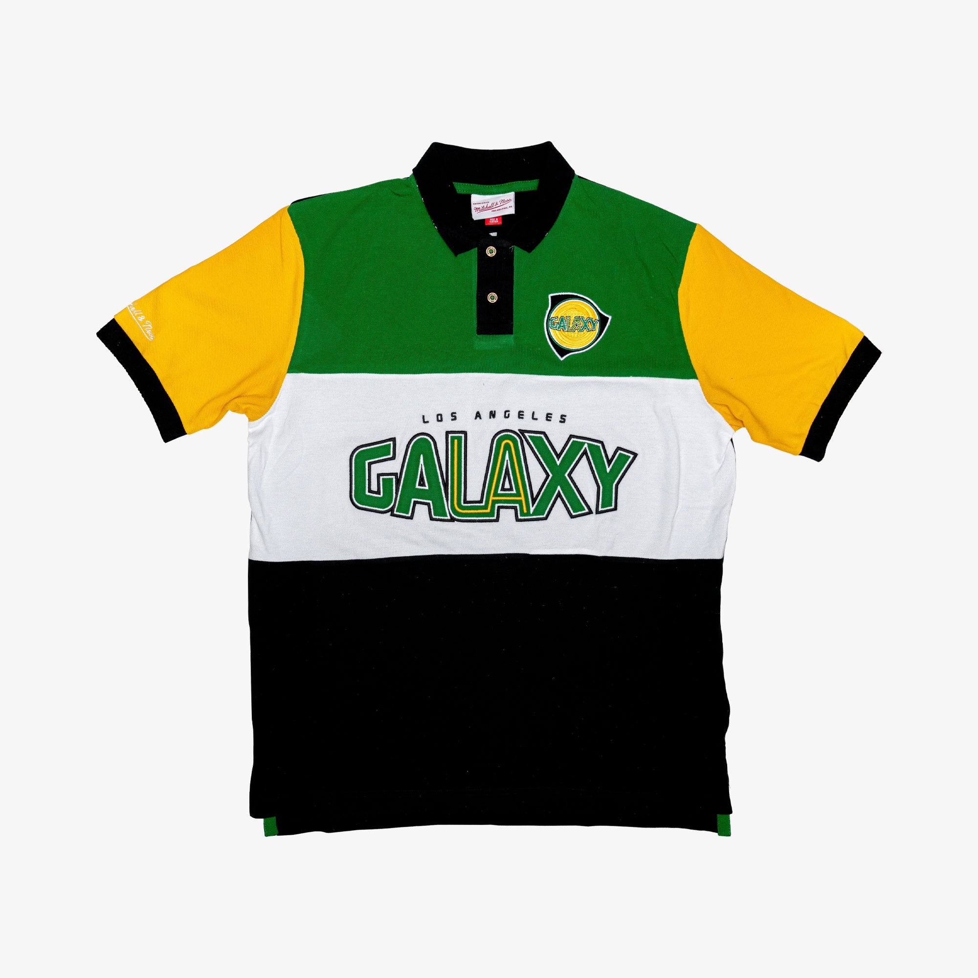 Mitchell & Ness LA Galaxy 25th Anniversary Vintage Polo Adult