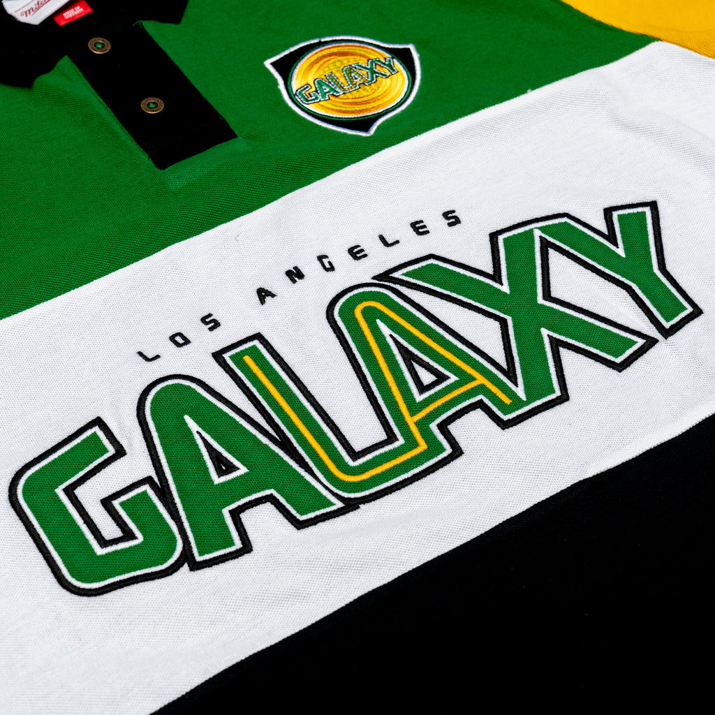 Mitchell & Ness LA Galaxy 25th Anniversary Vintage Polo Adult