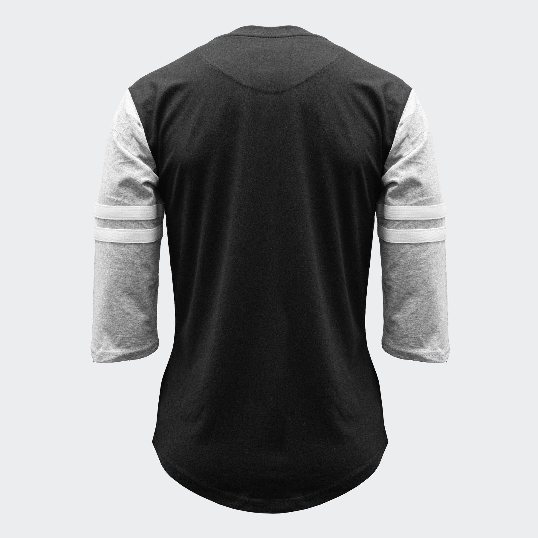 Men's LAFC 3/4 Sleeve Henley - Black/Gray/Gold