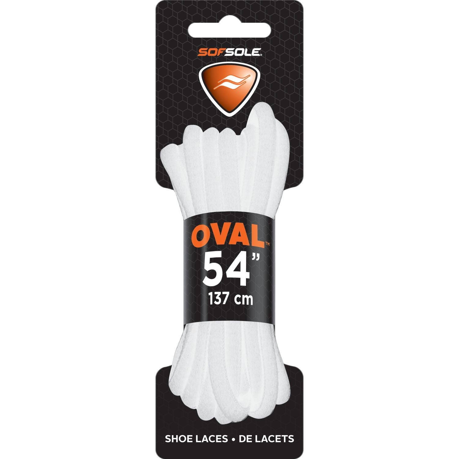 SS Athletic White Oval Lace 54" - 83031-IMPLUS by Implus | Available at Niky's Sports
