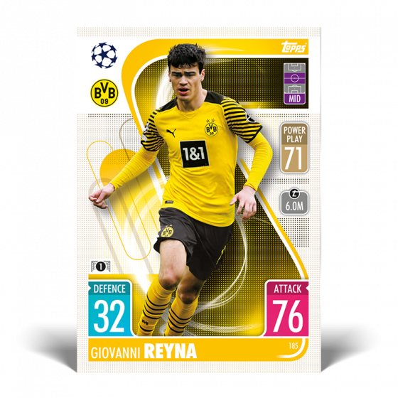 UEFA Match Attax 21/22 Trading Cards- 12 Card Pack