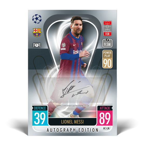UEFA Match Attax 21/22 Trading Cards- 12 Card Pack