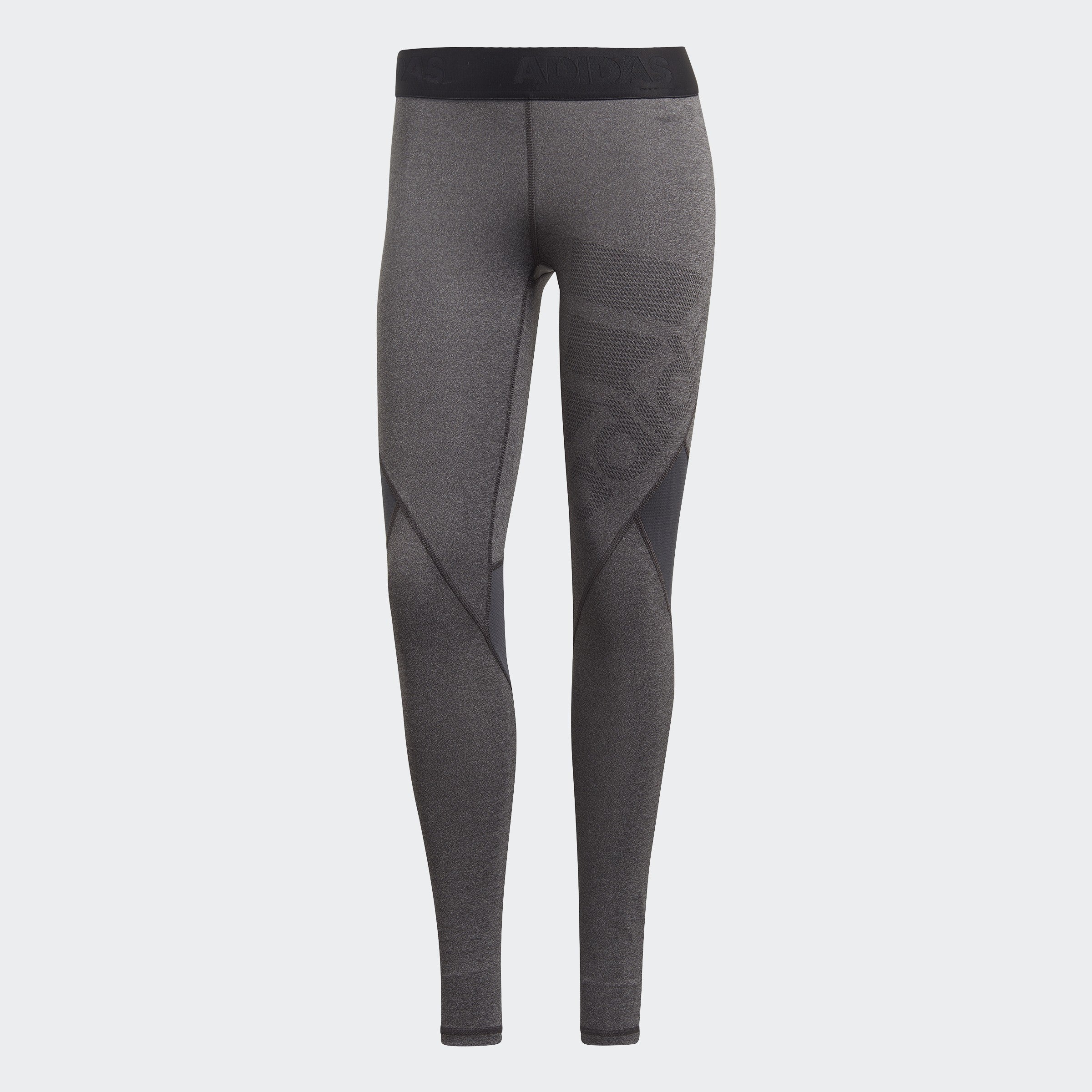 Women s Alphaskin Sport Training Leggings Dark Grey Heather Black