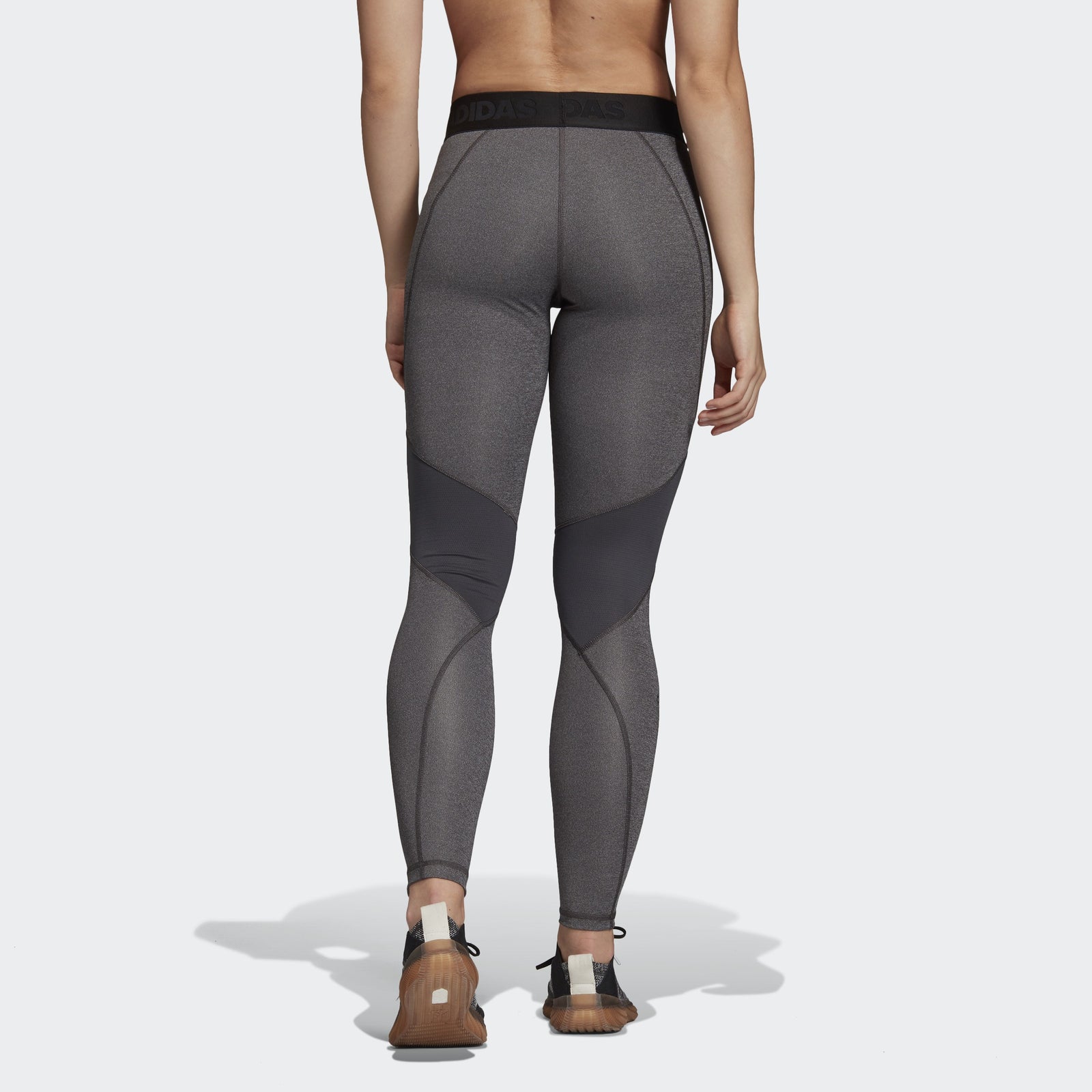 adidas heather grey leggings