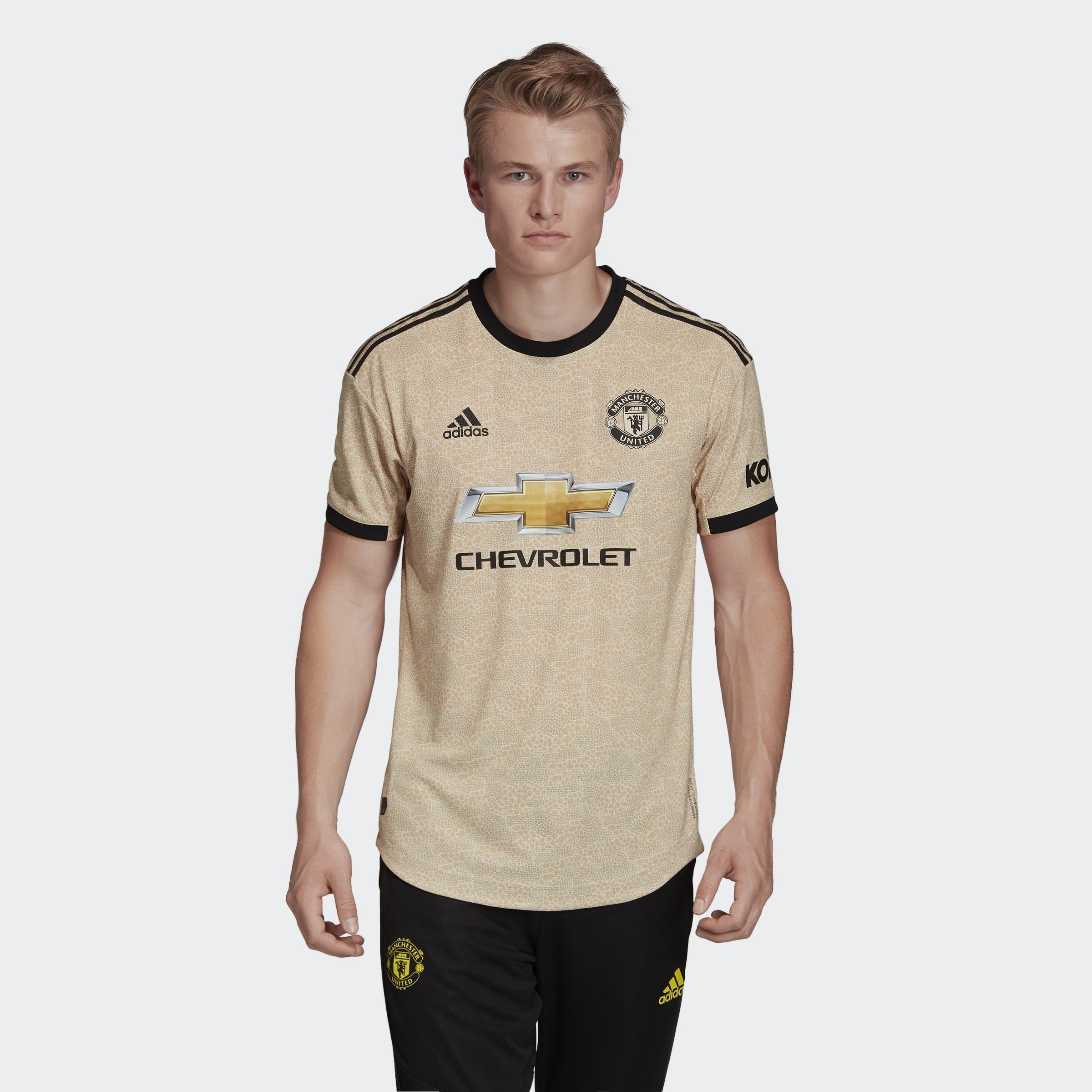Manchester United Authentic Away Jersey - Linen - ED7389-ADIDAS by Adidas | Available at Niky's Sports