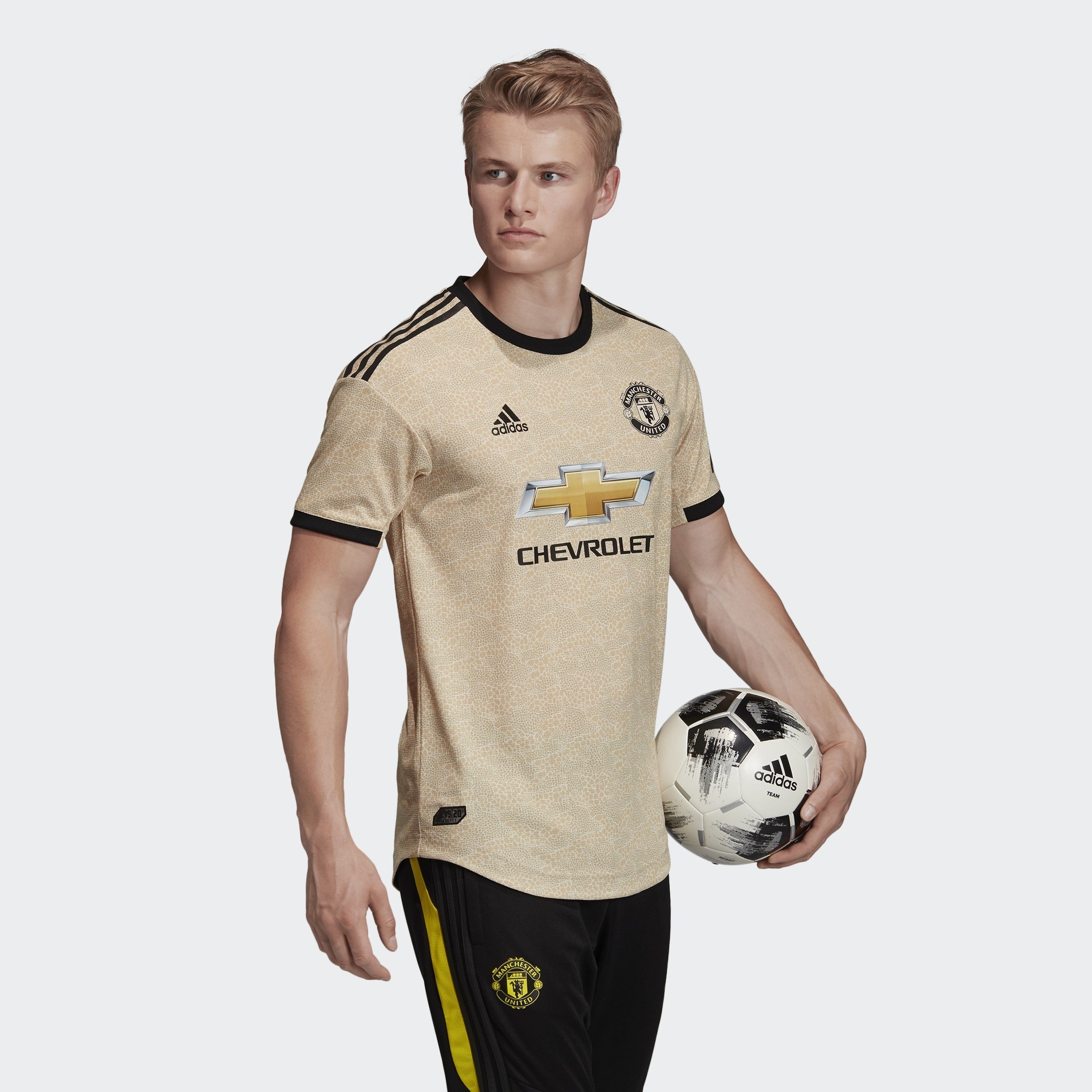 Manchester United Authentic Away Jersey - Linen - ED7389-ADIDAS by Adidas | Available at Niky's Sports