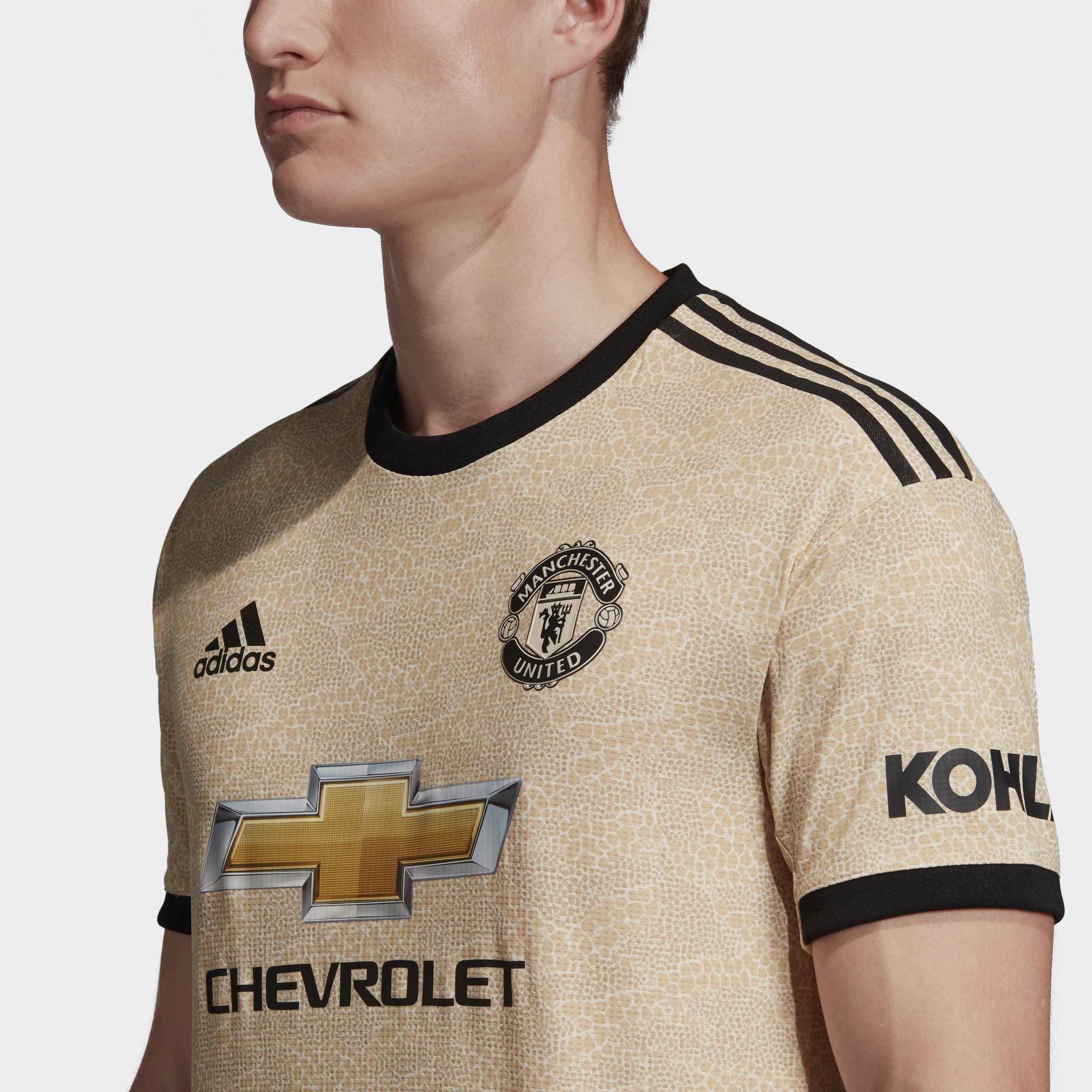 Manchester United Authentic Away Jersey - Linen - ED7389-ADIDAS by Adidas | Available at Niky's Sports