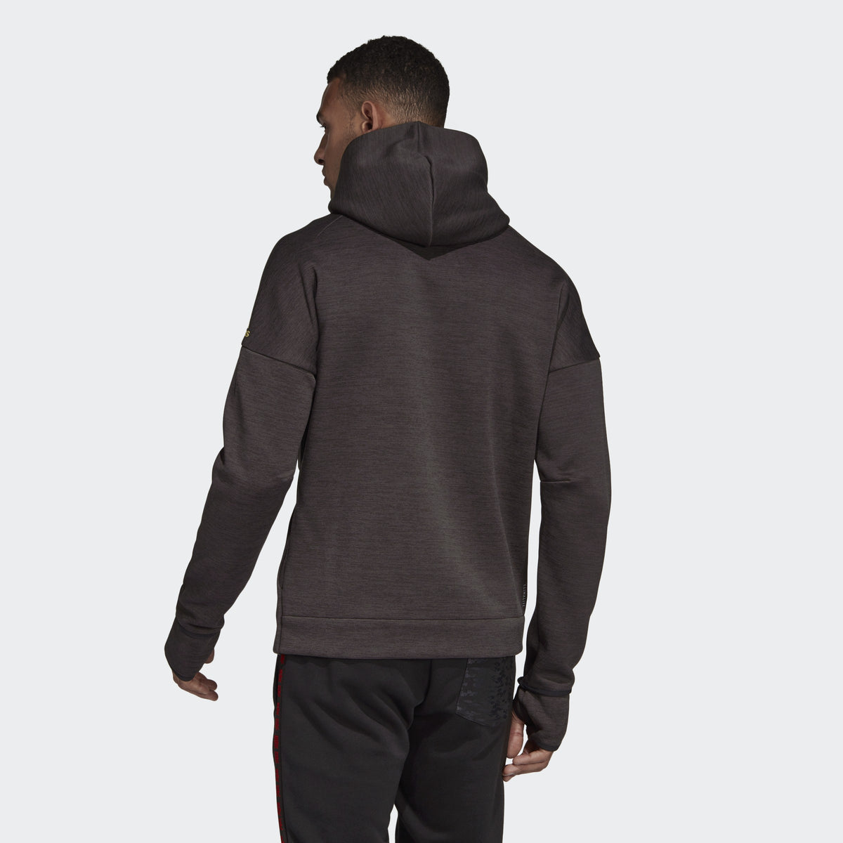 Men's Manchester United Z.N.E. Jacket - Carbon - DZ0456-ADIDAS by Adidas | Available at Niky's Sports